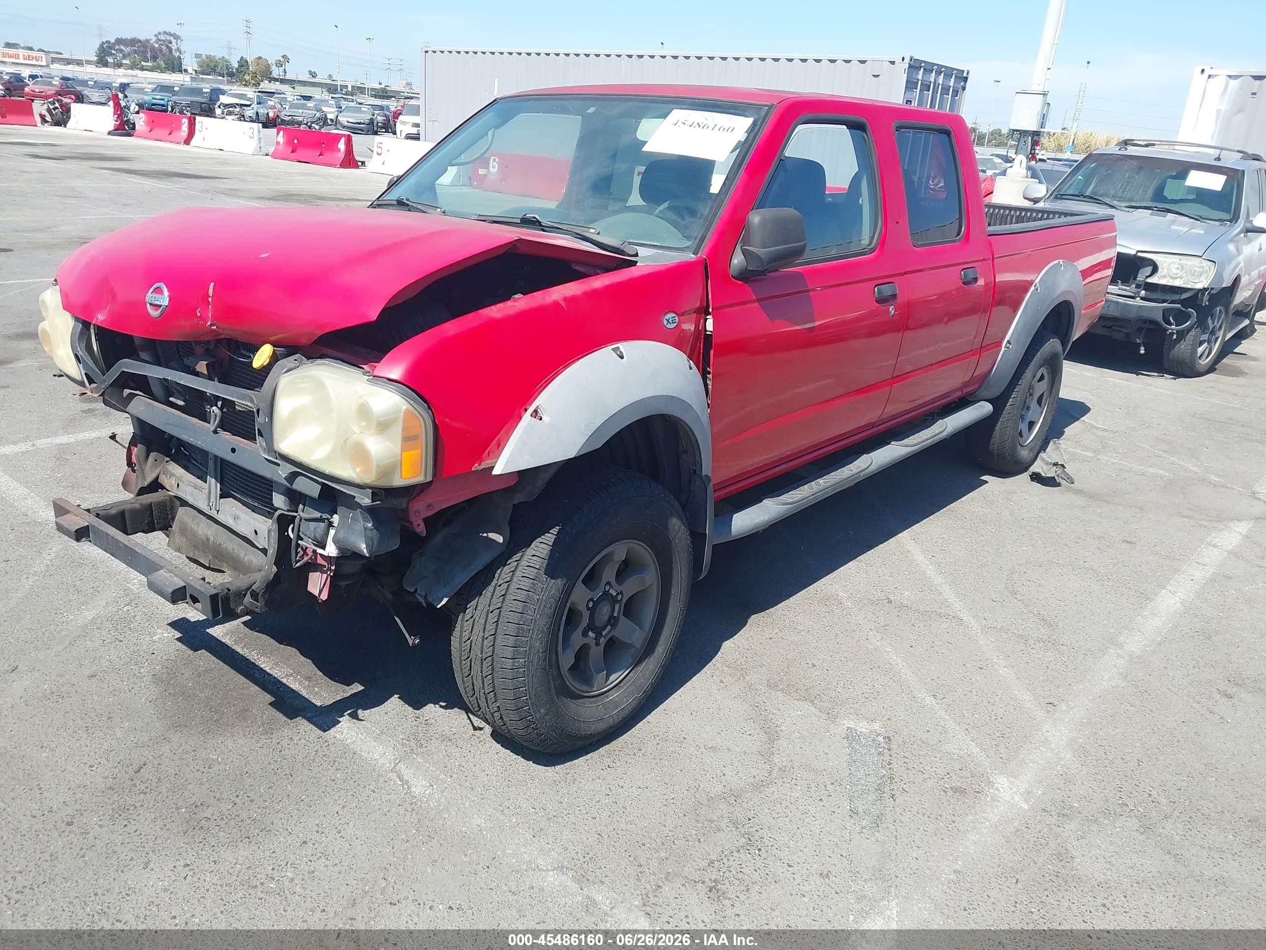 2003 Nissan Frontier Xe-v6 Красный vin: 1N6ED29X13C414569