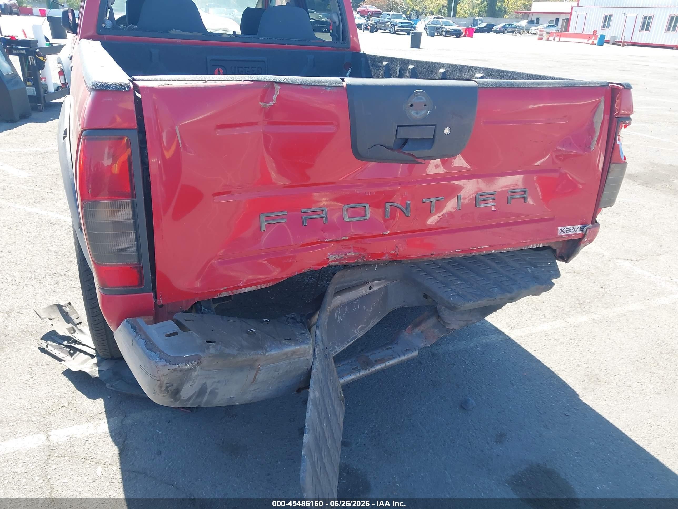 2003 Nissan Frontier Xe-v6 Красный vin: 1N6ED29X13C414569