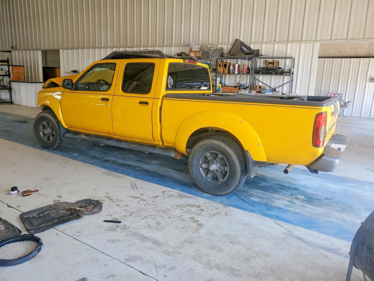 2004 Nissan Frontier Crew Cab Xe V6 Gold vin: 1N6ED29X14C428750