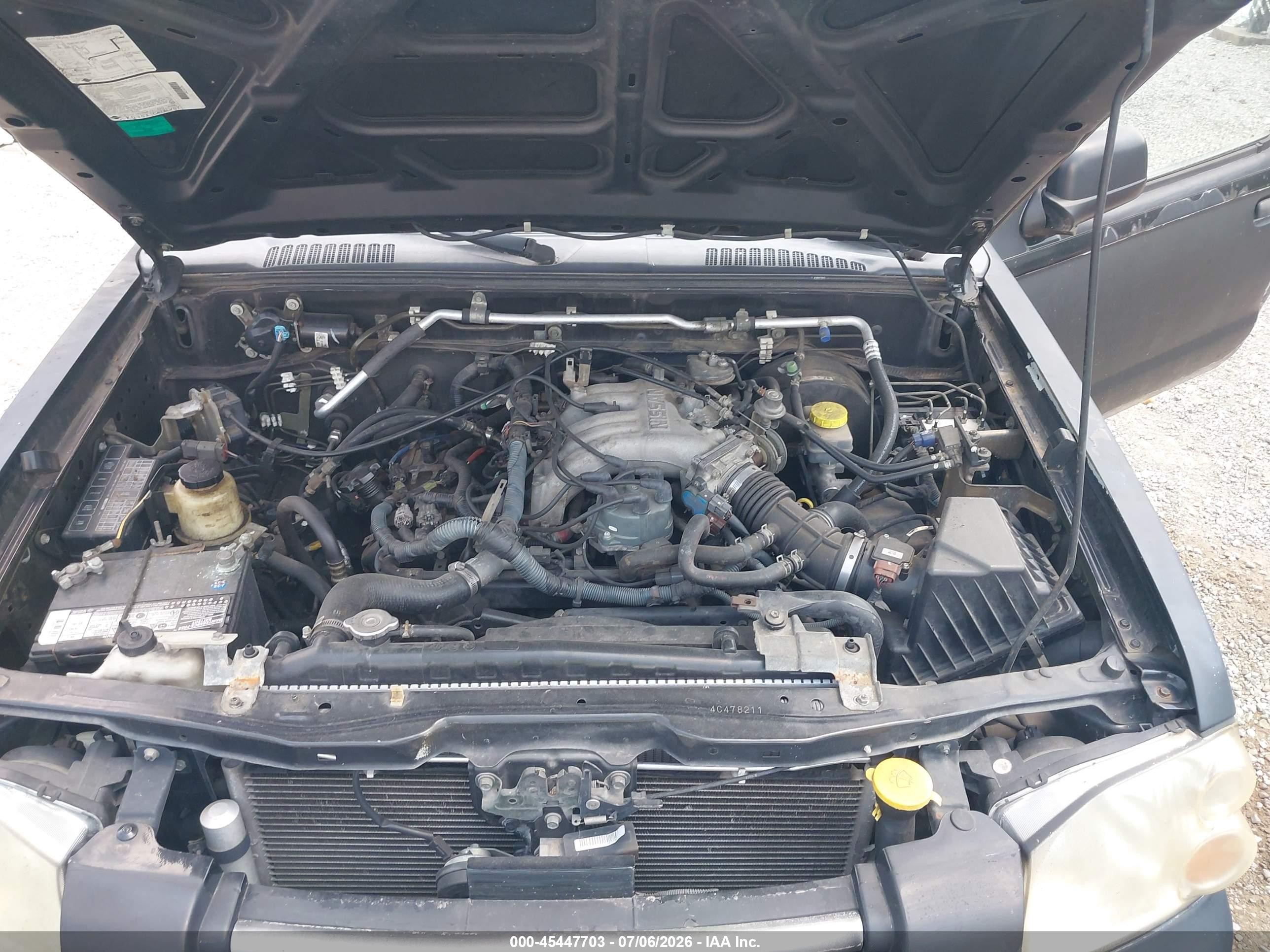 2004 Nissan Frontier Xe-v6 Черный vin: 1N6ED29X14C478211