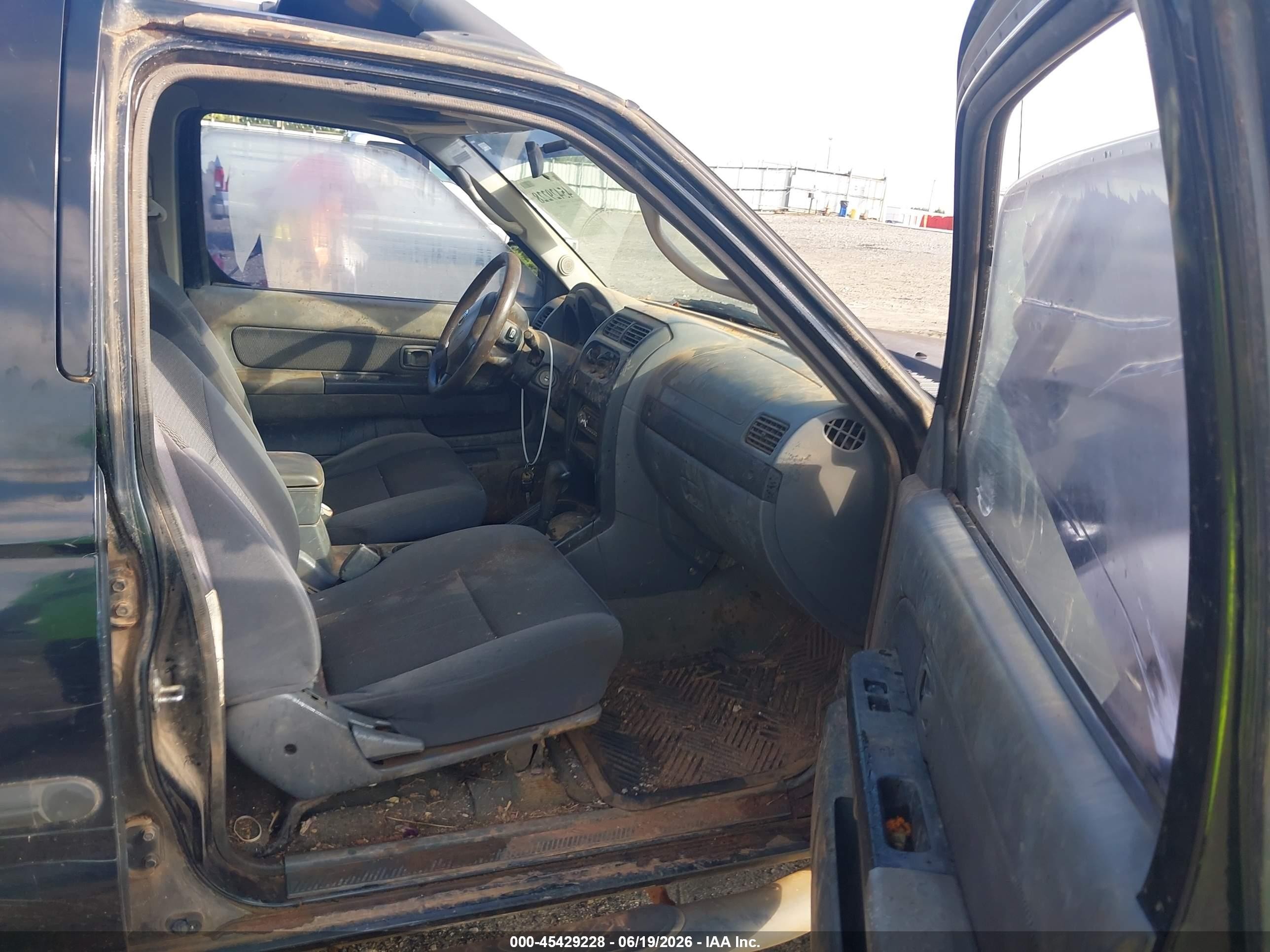 2002 Nissan Frontier Xe-v6 Black vin: 1N6ED29X22C340352