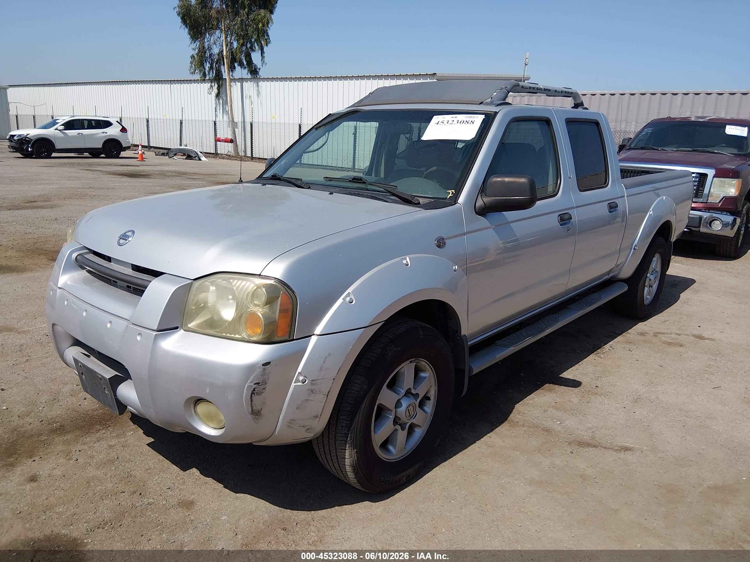 2003 Nissan Frontier Se-v6 Silver vin: 1N6ED29X23C449623