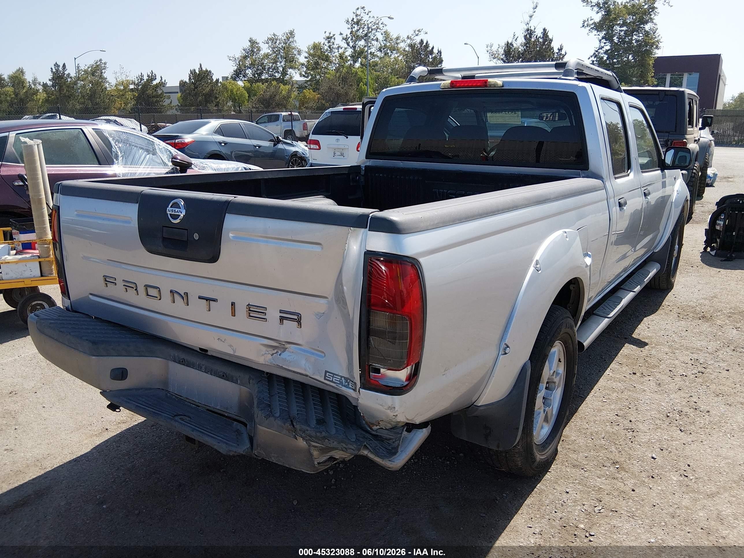 2003 Nissan Frontier Se-v6 Silver vin: 1N6ED29X23C449623