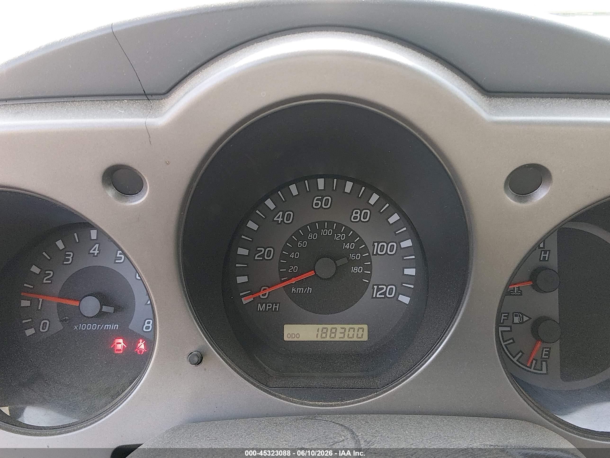 2003 Nissan Frontier Se-v6 Silver vin: 1N6ED29X23C449623