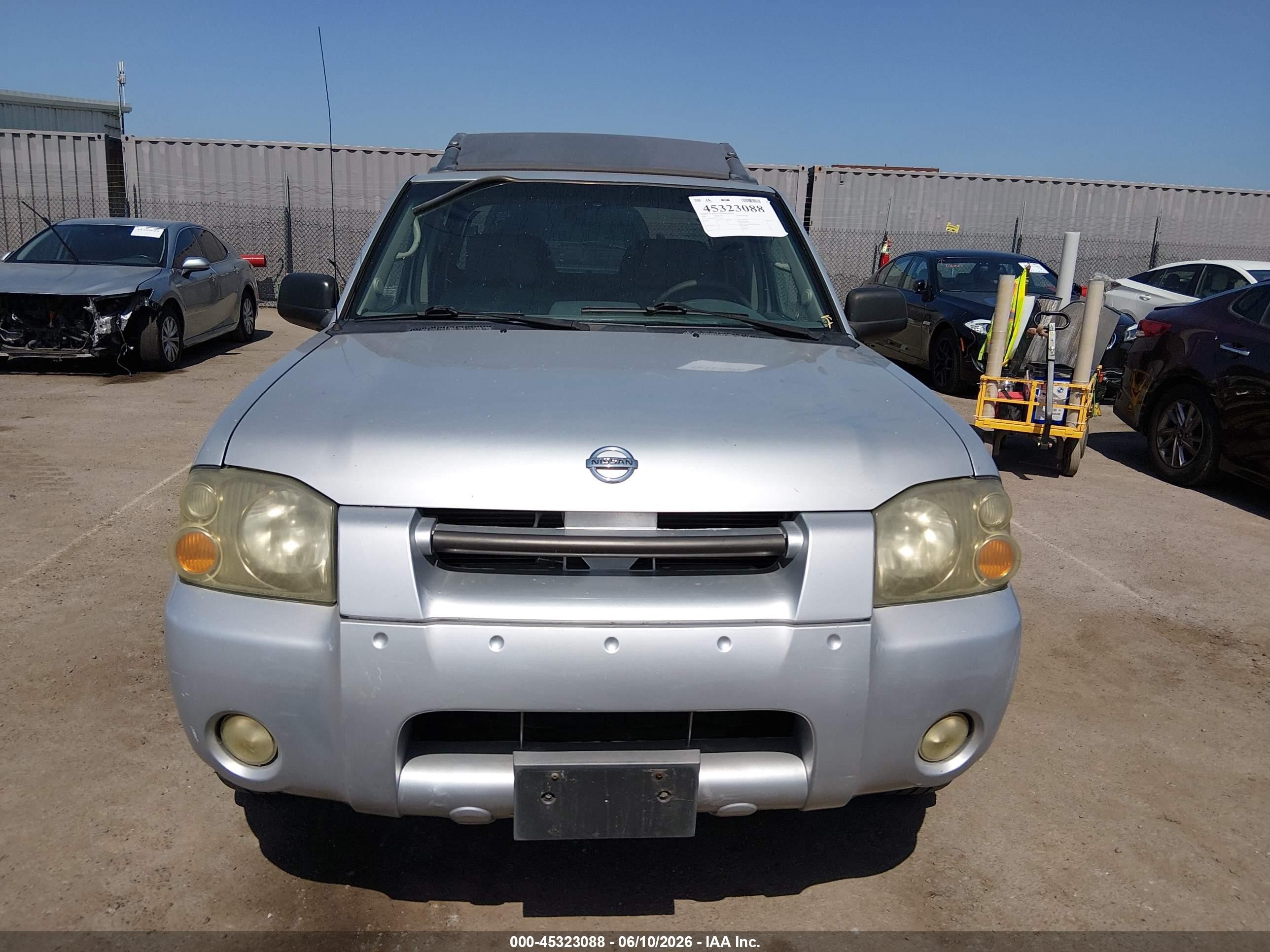 2003 Nissan Frontier Se-v6 Silver vin: 1N6ED29X23C449623