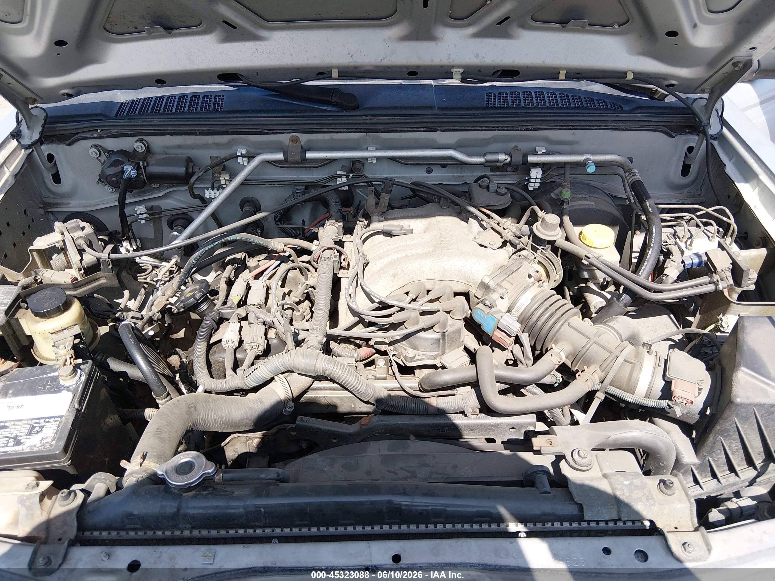 2003 Nissan Frontier Se-v6 Silver vin: 1N6ED29X23C449623
