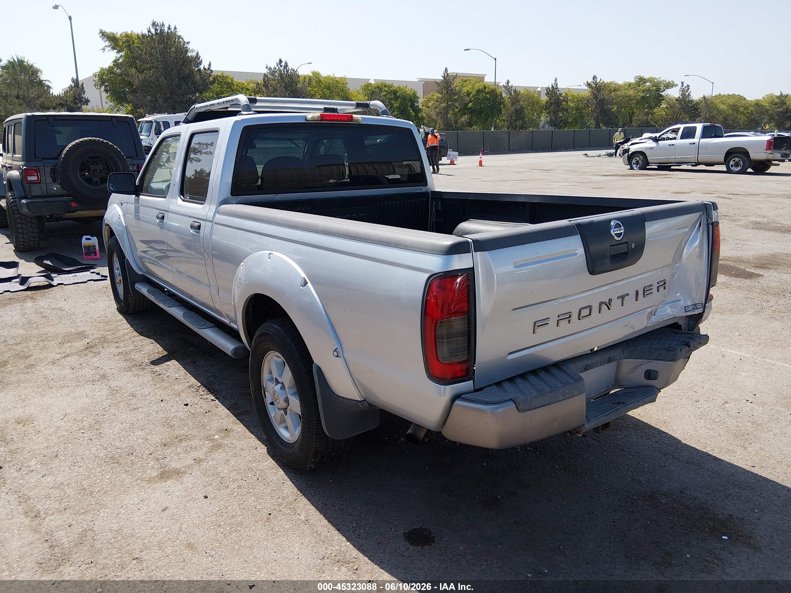 2003 Nissan Frontier Se-v6 Silver vin: 1N6ED29X23C449623