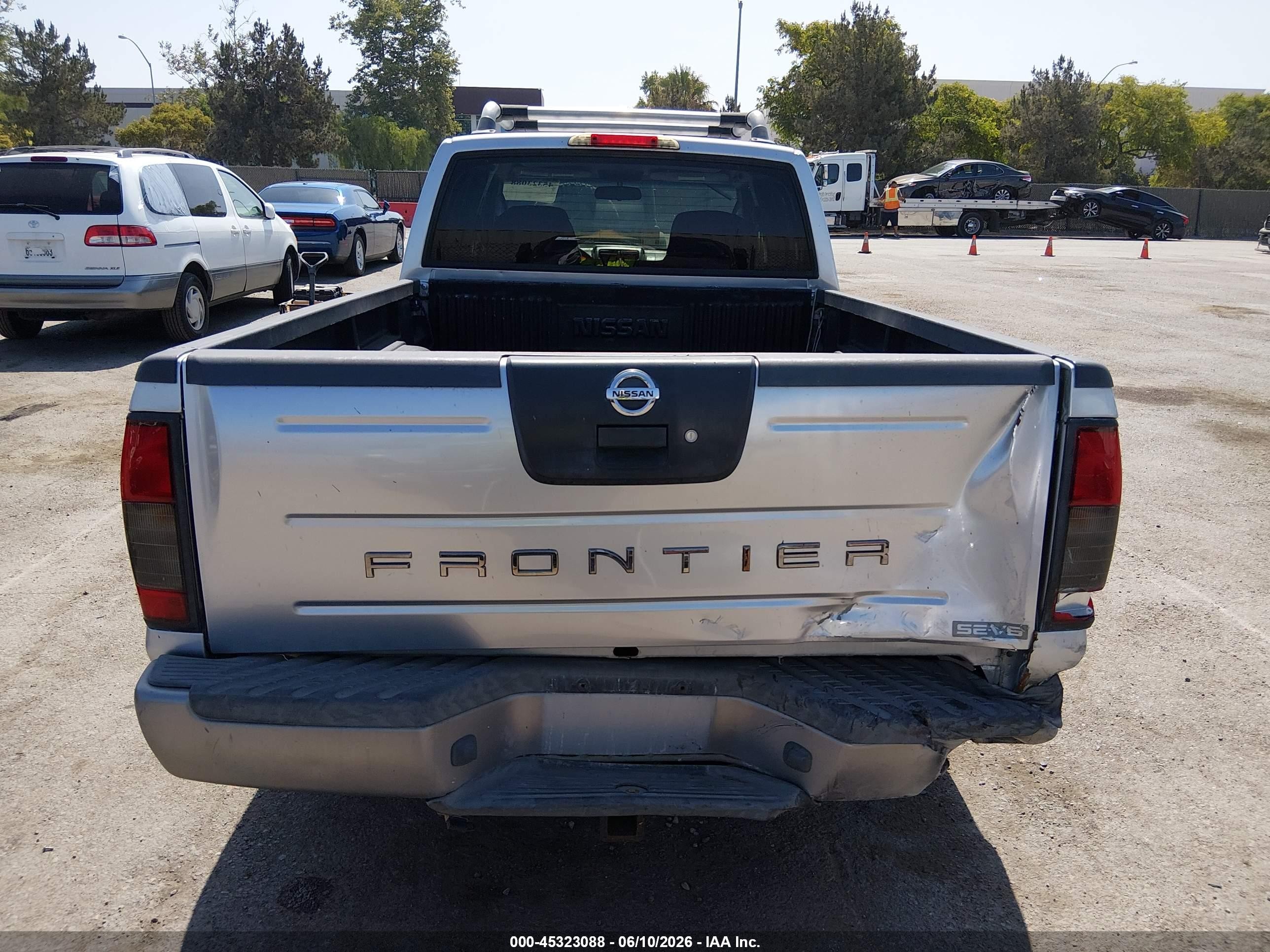 2003 Nissan Frontier Se-v6 Silver vin: 1N6ED29X23C449623