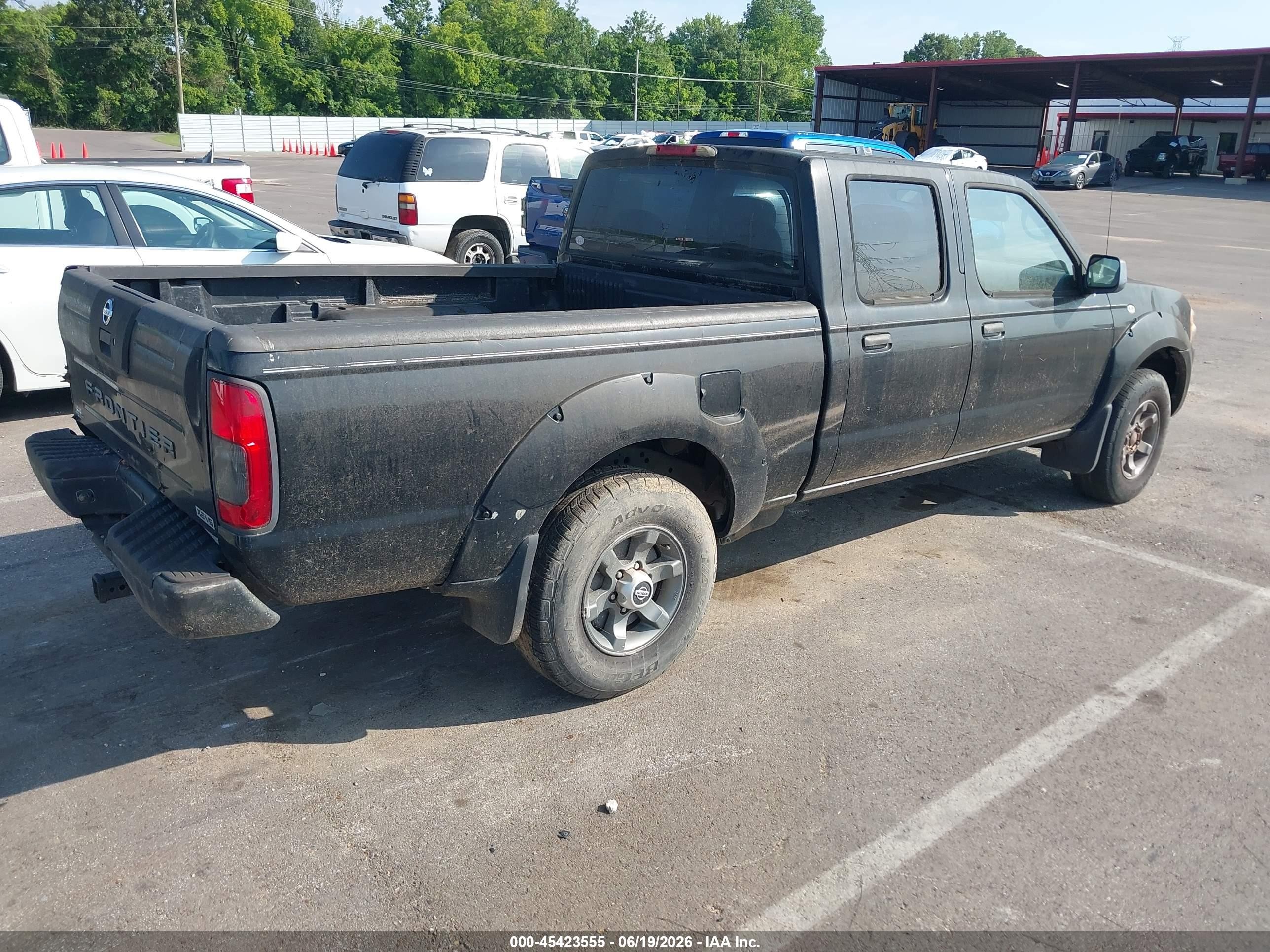 2004 Nissan Frontier Xe-v6 Black vin: 1N6ED29X24C449817