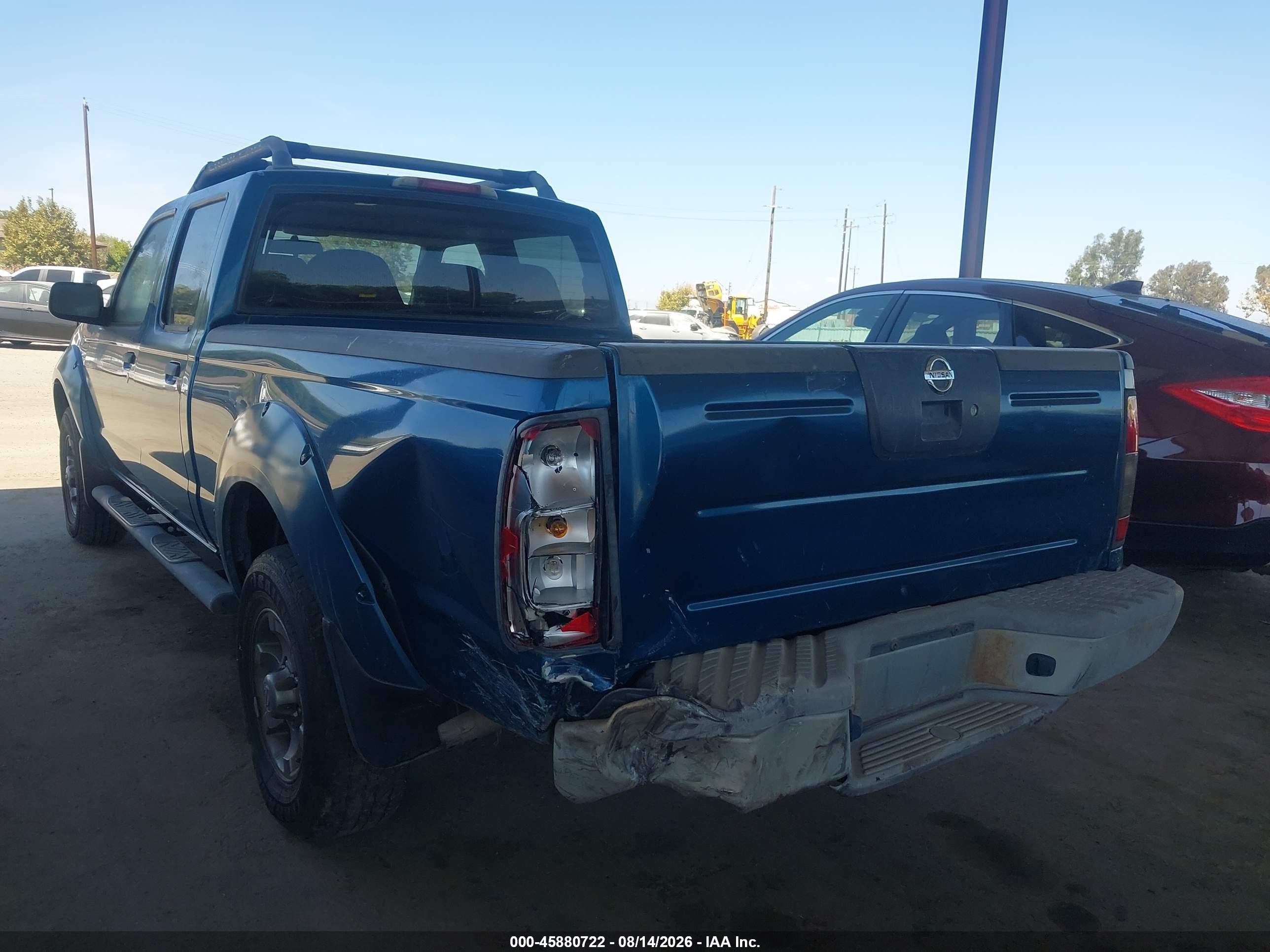 2004 Nissan Frontier Crew Cab Xe V6 Blue vin: 1N6ED29X34C425087