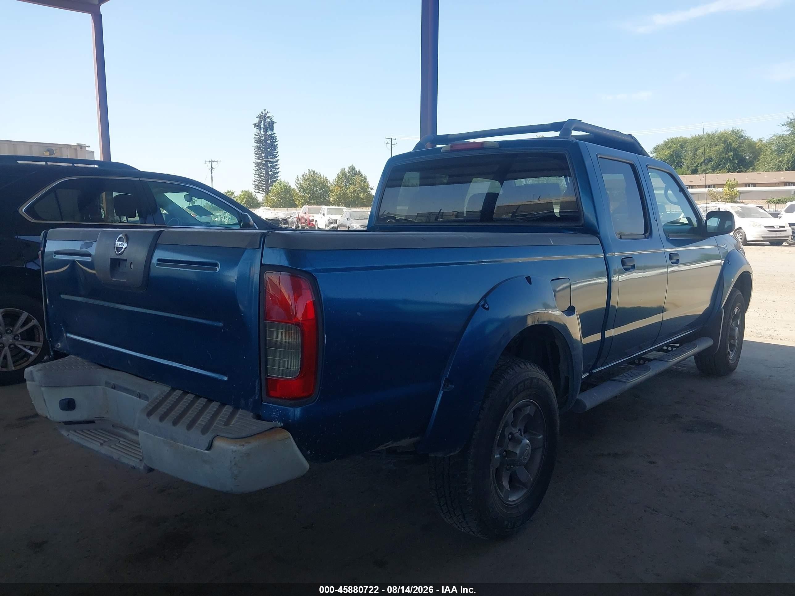 2004 Nissan Frontier Crew Cab Xe V6 Blue vin: 1N6ED29X34C425087