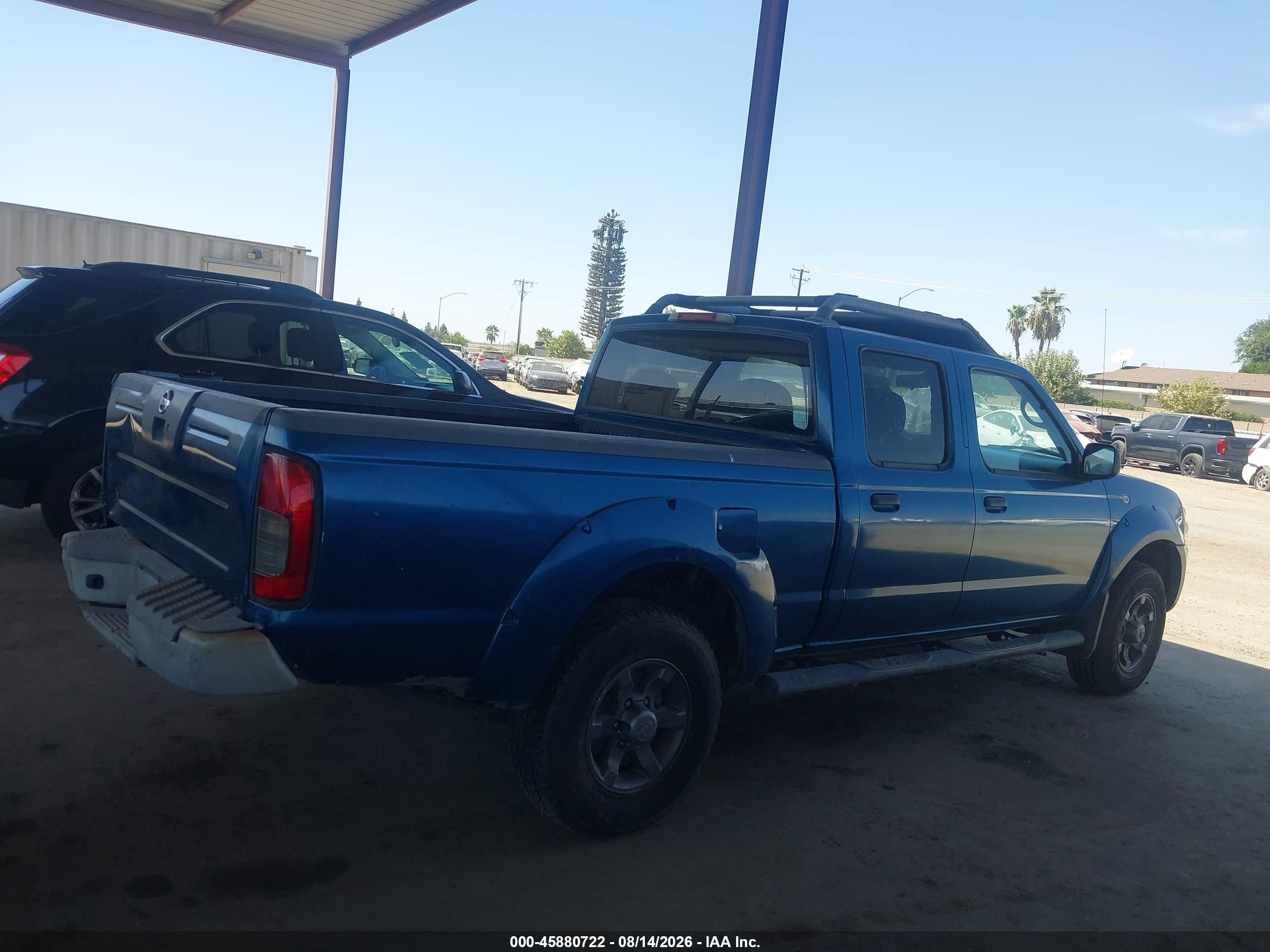 2004 Nissan Frontier Crew Cab Xe V6 Blue vin: 1N6ED29X34C425087