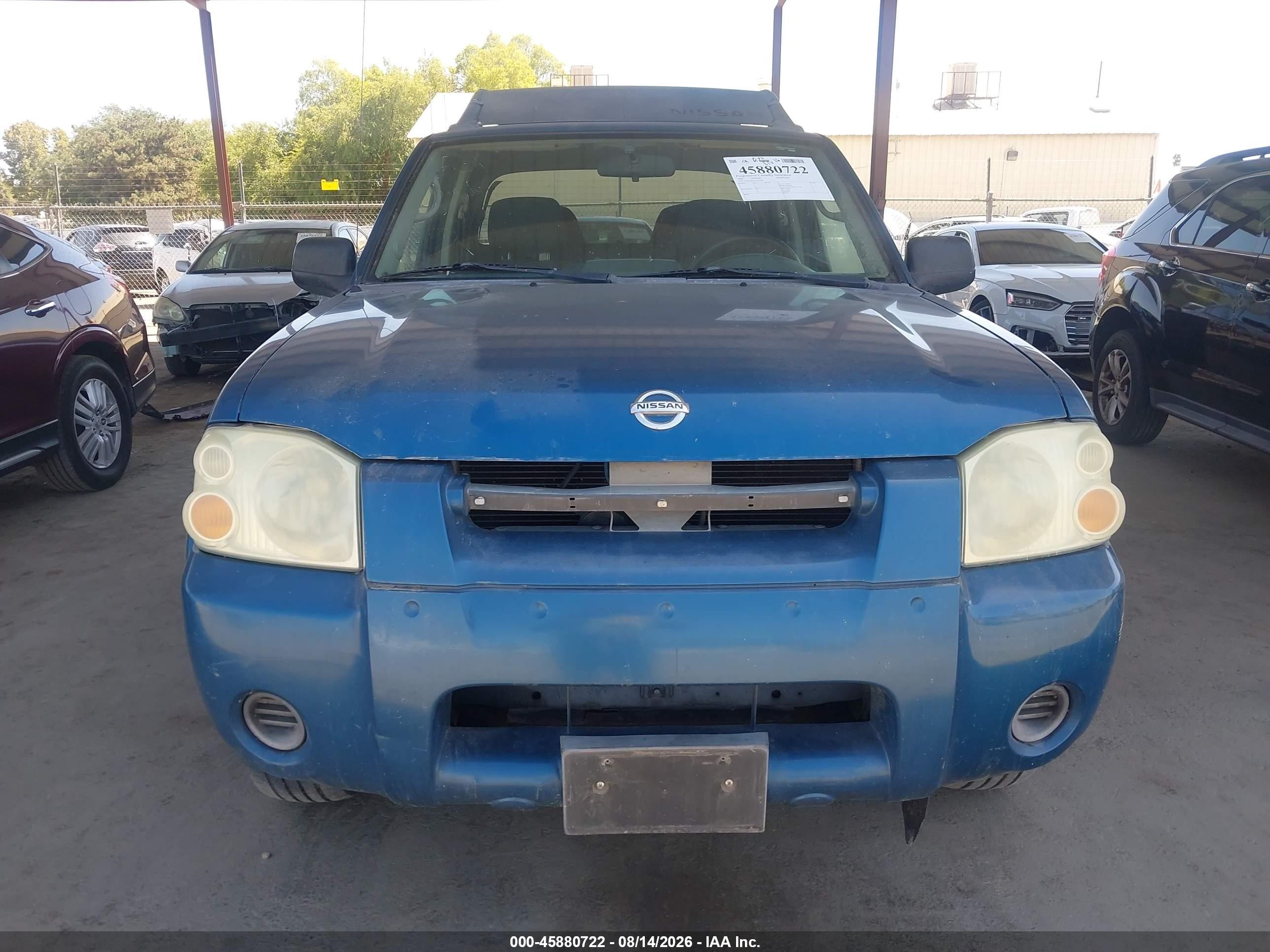 2004 Nissan Frontier Crew Cab Xe V6 Blue vin: 1N6ED29X34C425087