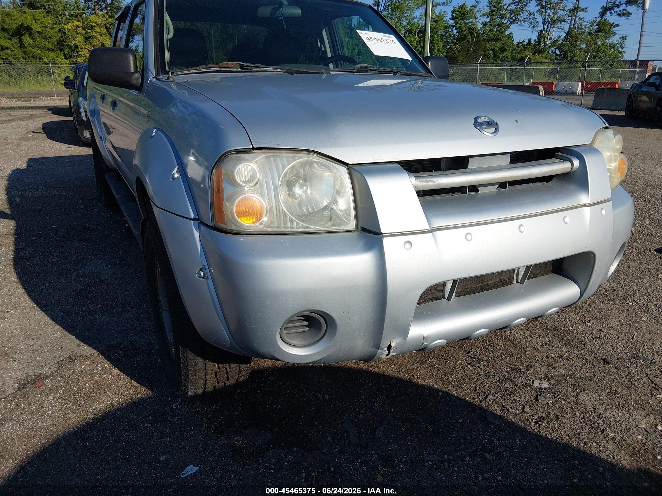2004 Nissan Frontier Xe-v6 Silver vin: 1N6ED29X34C441080