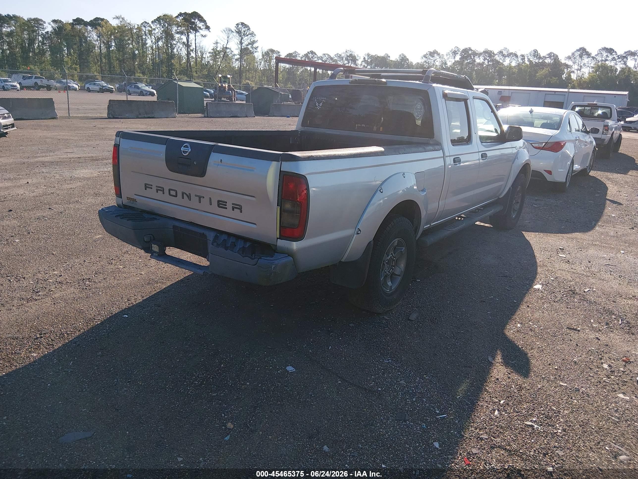2004 Nissan Frontier Xe-v6 Silver vin: 1N6ED29X34C441080