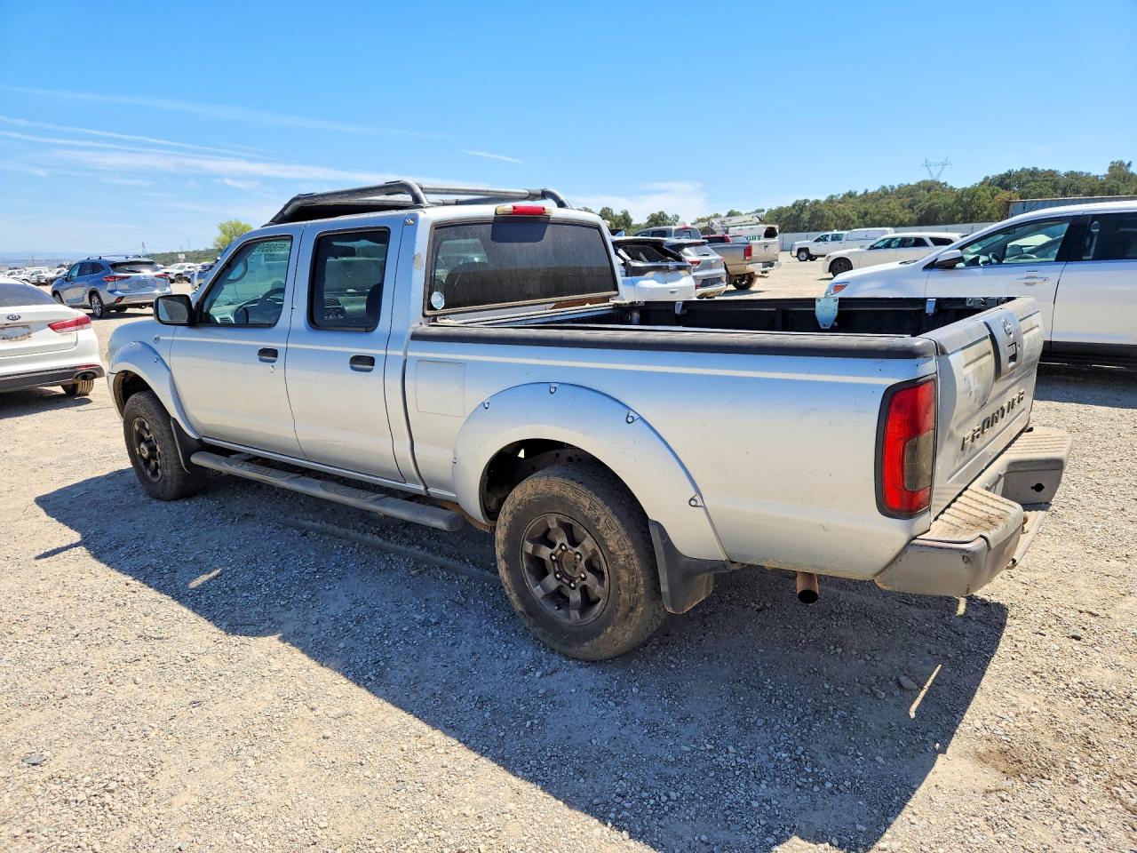 2004 Nissan Frontier Xe-v6 Silver vin: 1N6ED29X34C458820