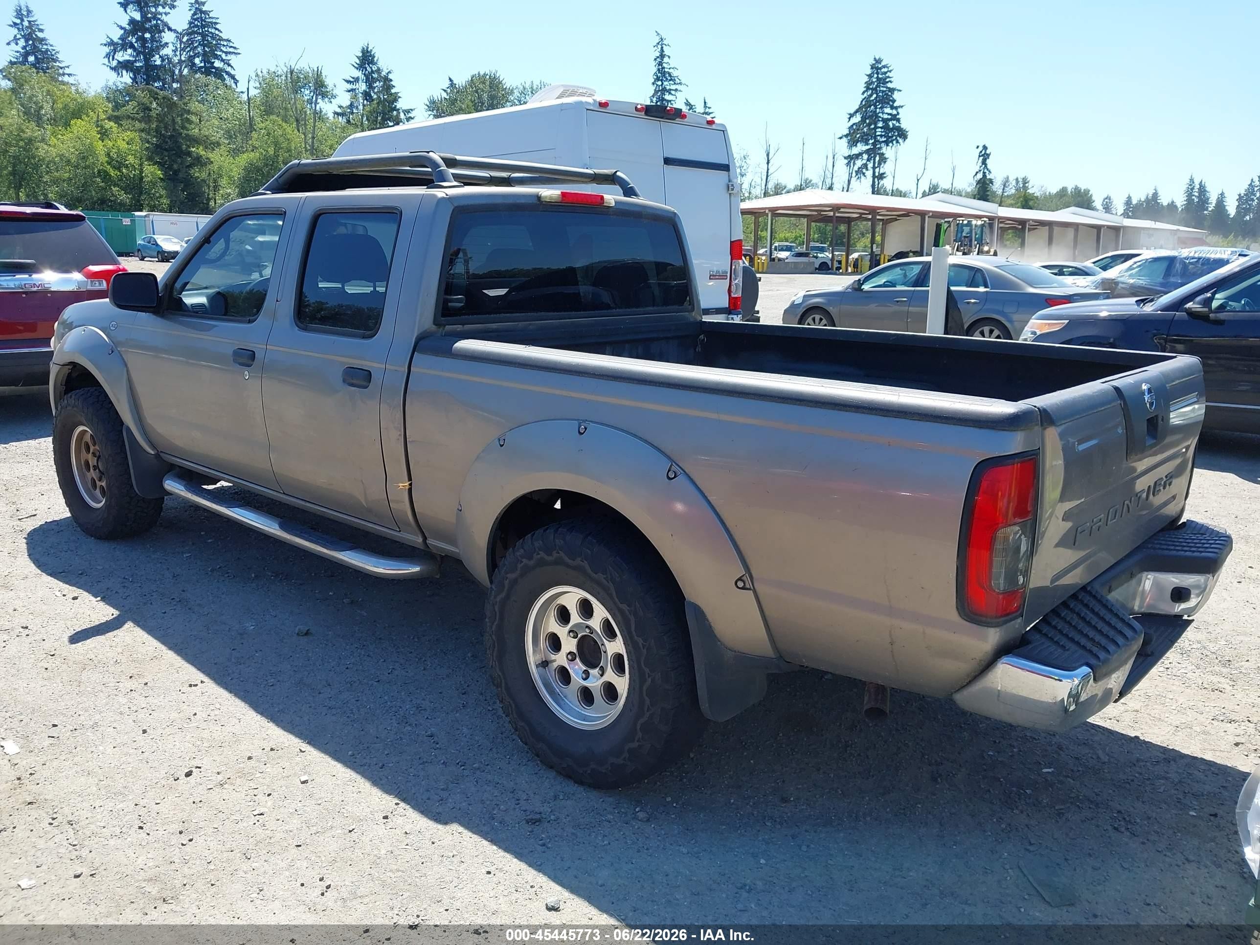 2004 Nissan Frontier Xe-v6 Gray vin: 1N6ED29X34C464164