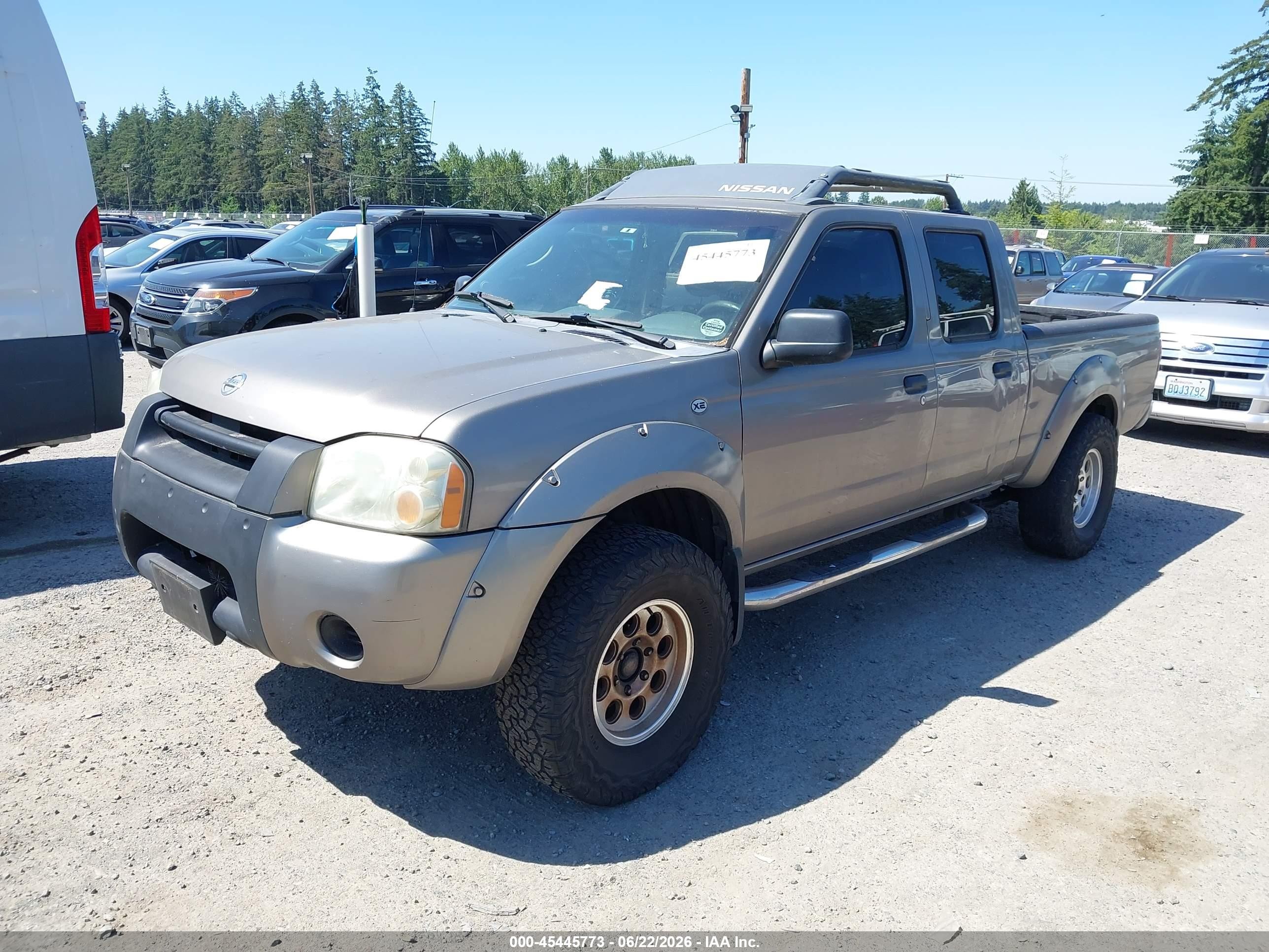 2004 Nissan Frontier Xe-v6 Gray vin: 1N6ED29X34C464164