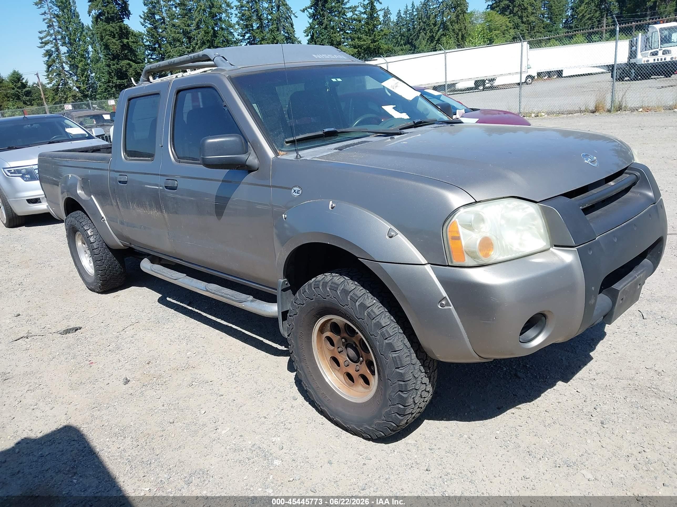 2004 Nissan Frontier Xe-v6 Gray vin: 1N6ED29X34C464164