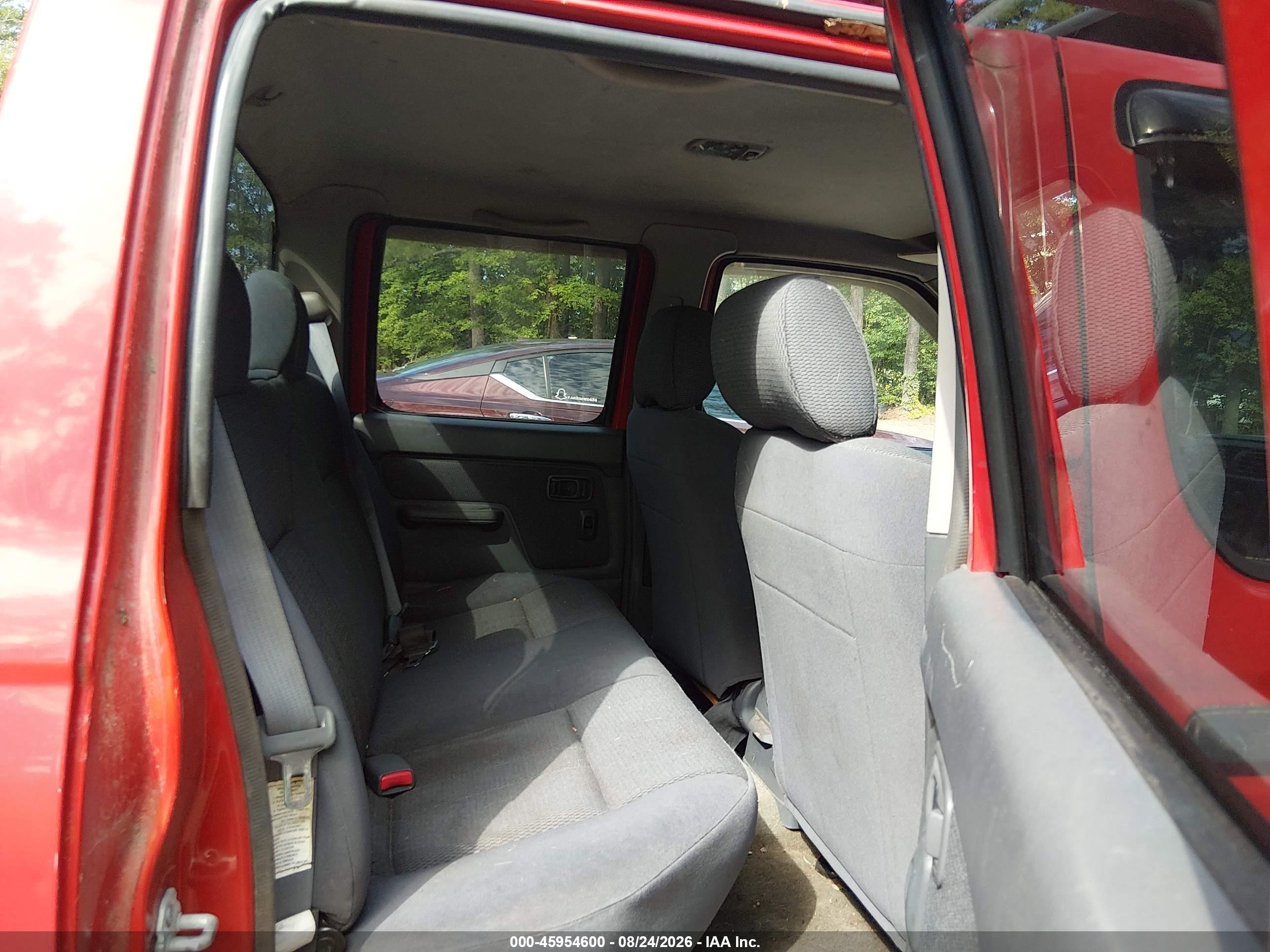 2002 Nissan Frontier Xe-v6 Red vin: 1N6ED29X42C350588