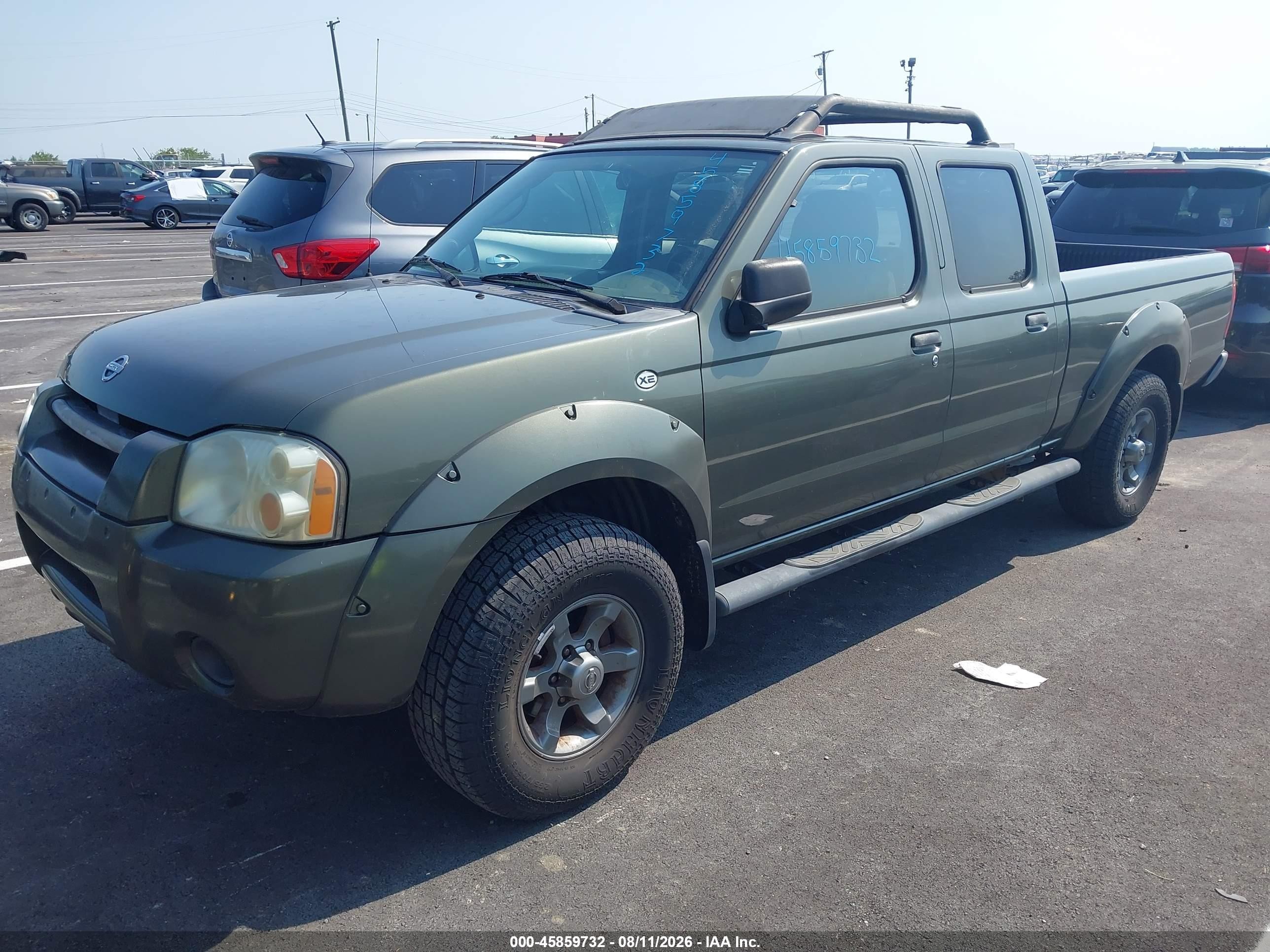 2003 Nissan Frontier Xe-v6 Зеленый vin: 1N6ED29X43C422407