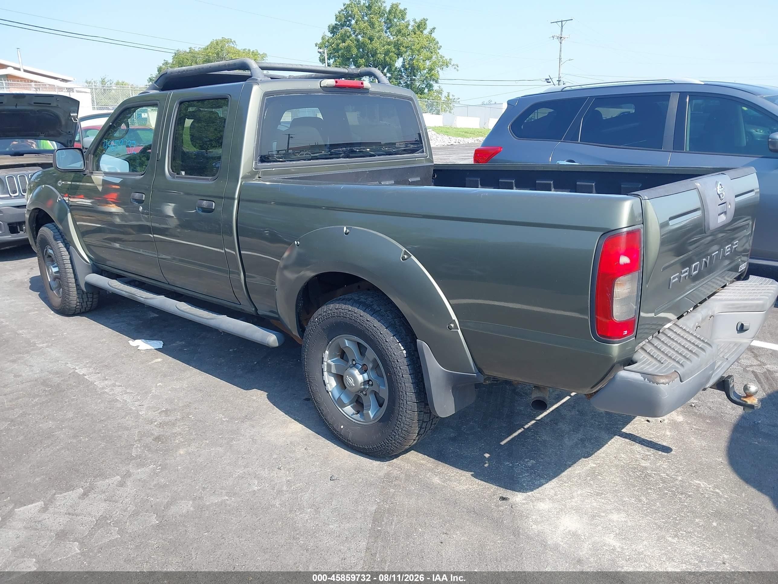 2003 Nissan Frontier Xe-v6 Зеленый vin: 1N6ED29X43C422407