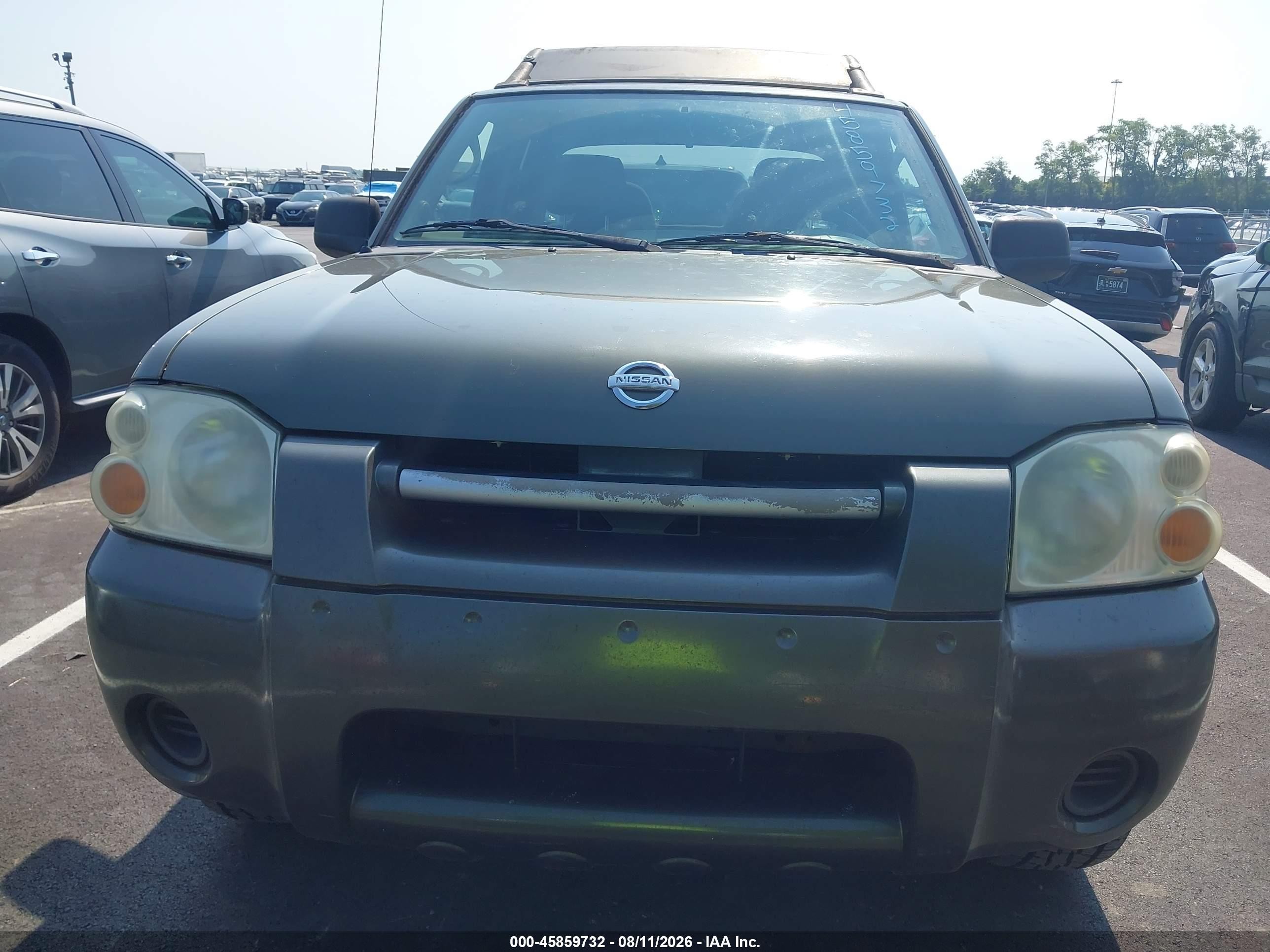 2003 Nissan Frontier Xe-v6 Зеленый vin: 1N6ED29X43C422407