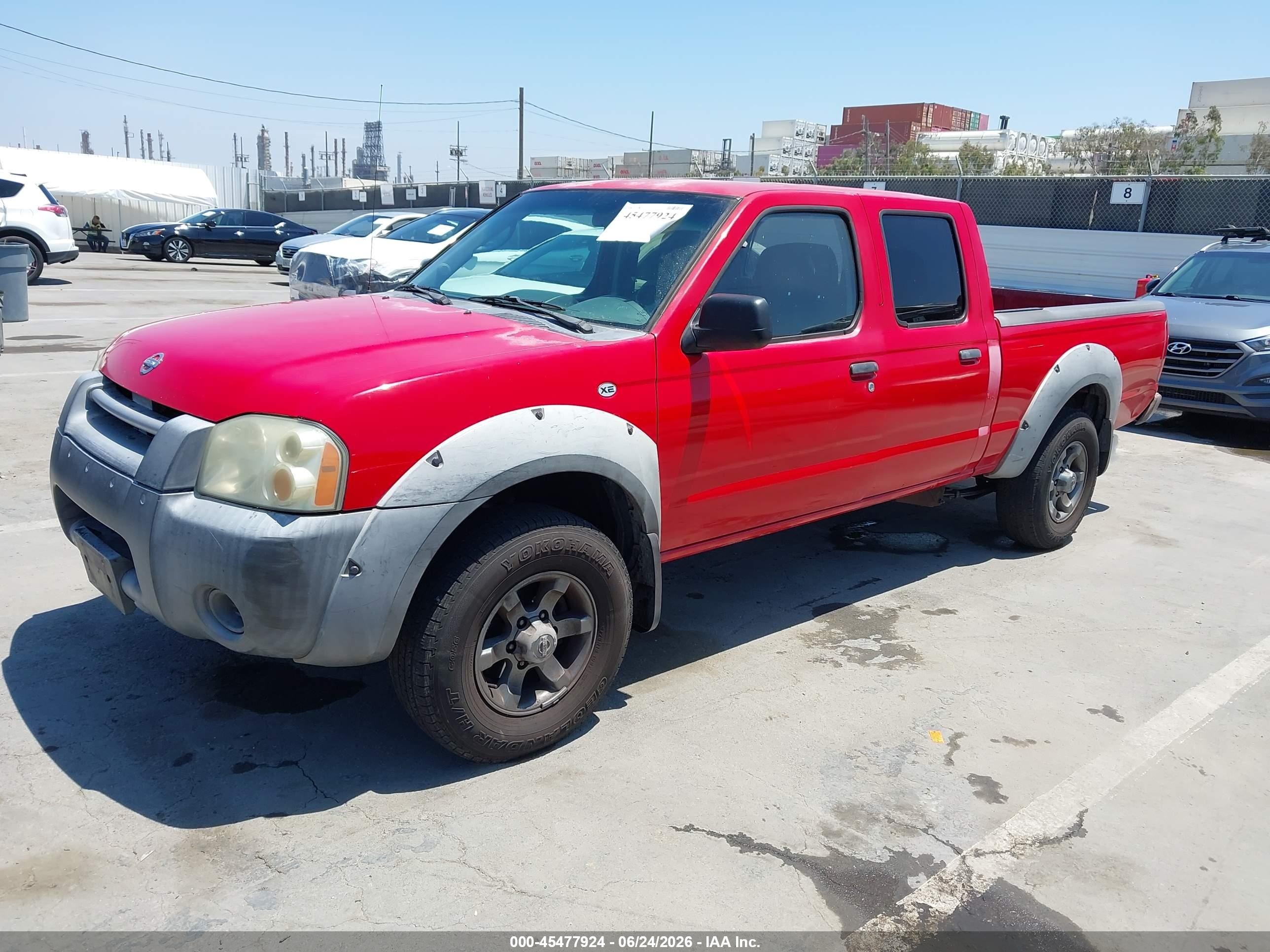 2003 Nissan Frontier Xe-v6 Red vin: 1N6ED29X43C431012