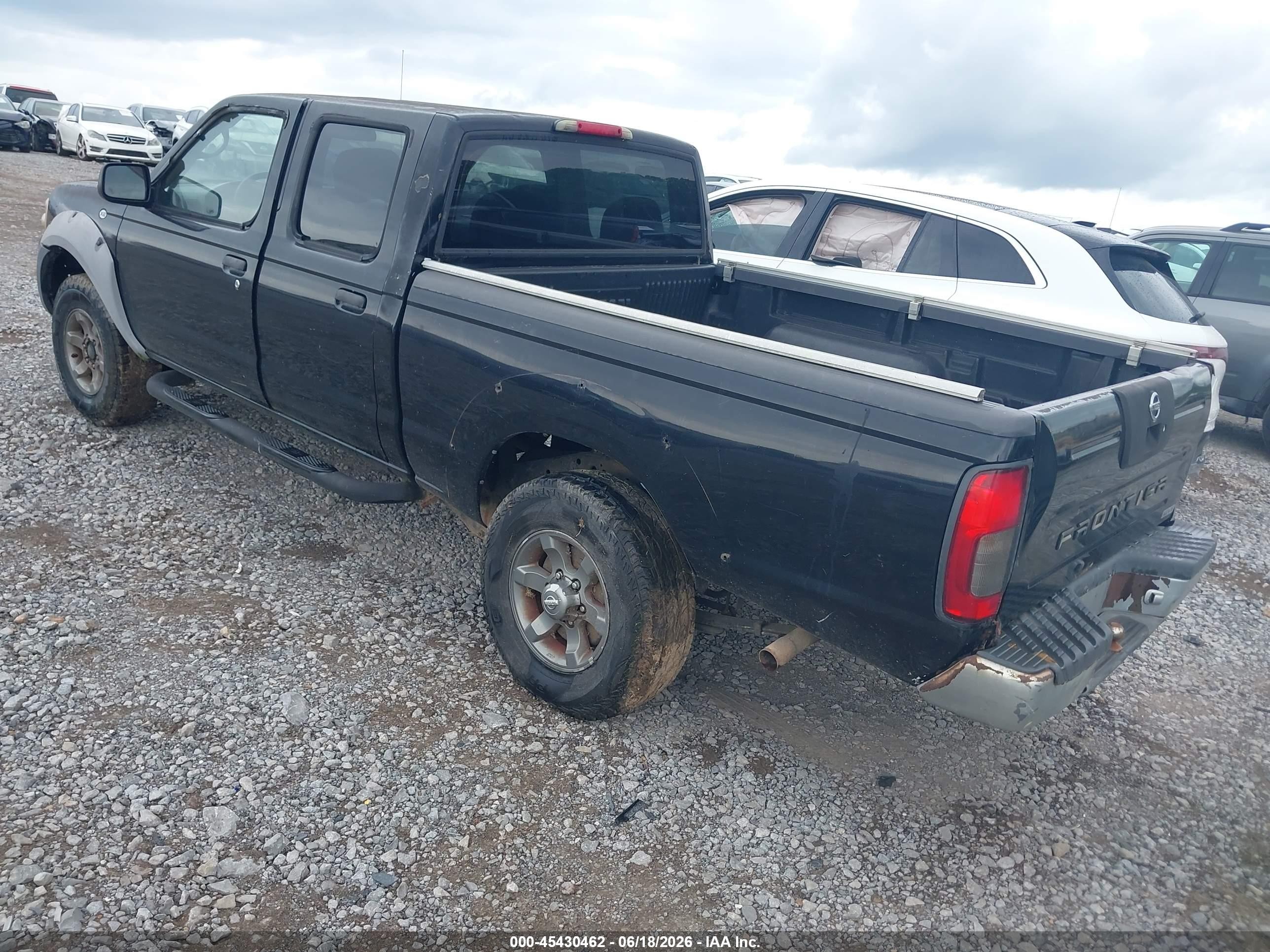 2003 Nissan Frontier Xe-v6 Black vin: 1N6ED29X43C437490