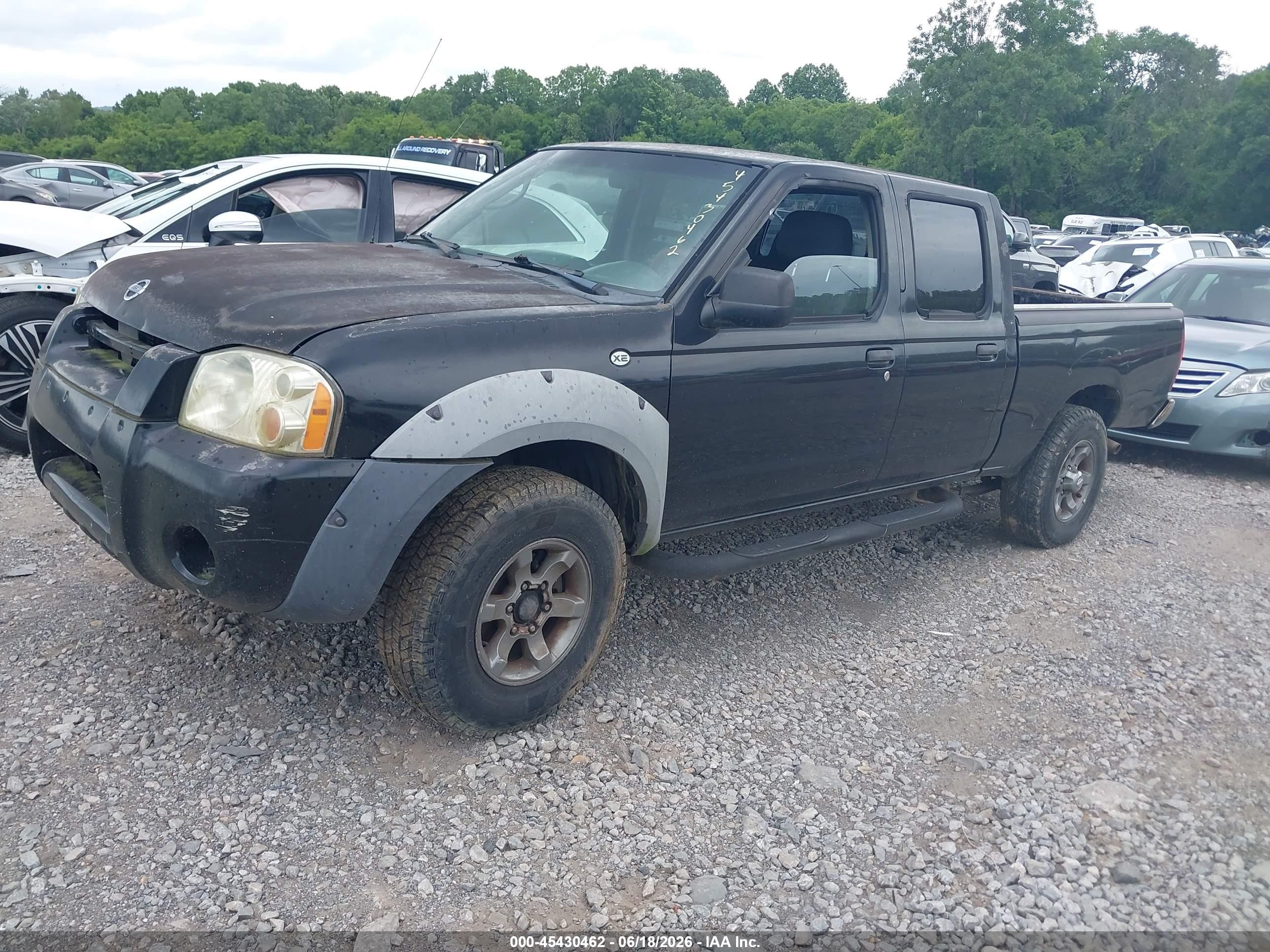 2003 Nissan Frontier Xe-v6 Black vin: 1N6ED29X43C437490