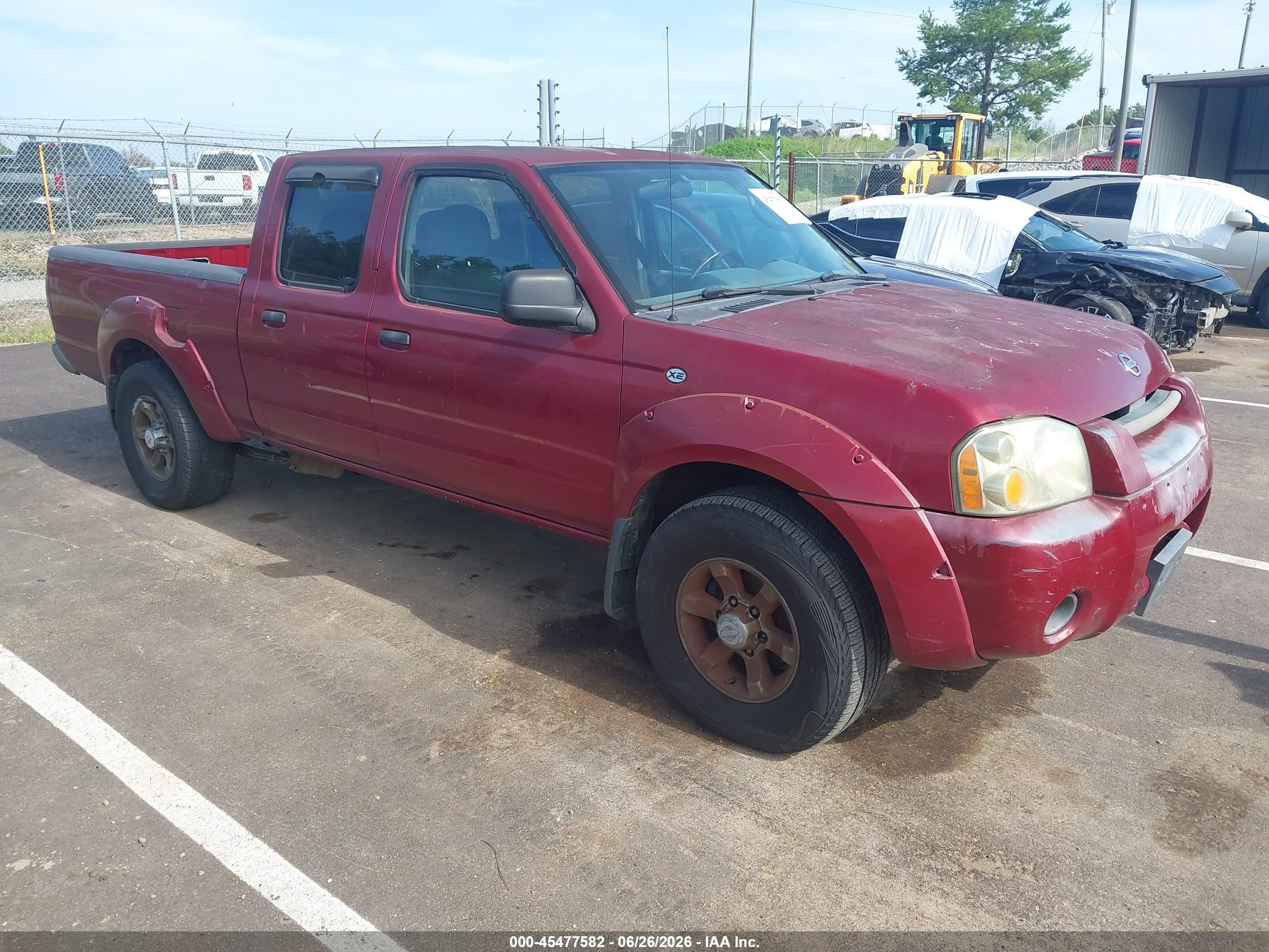 2004 Nissan Frontier Xe-v6 Burgundy vin: 1N6ED29X44C402238