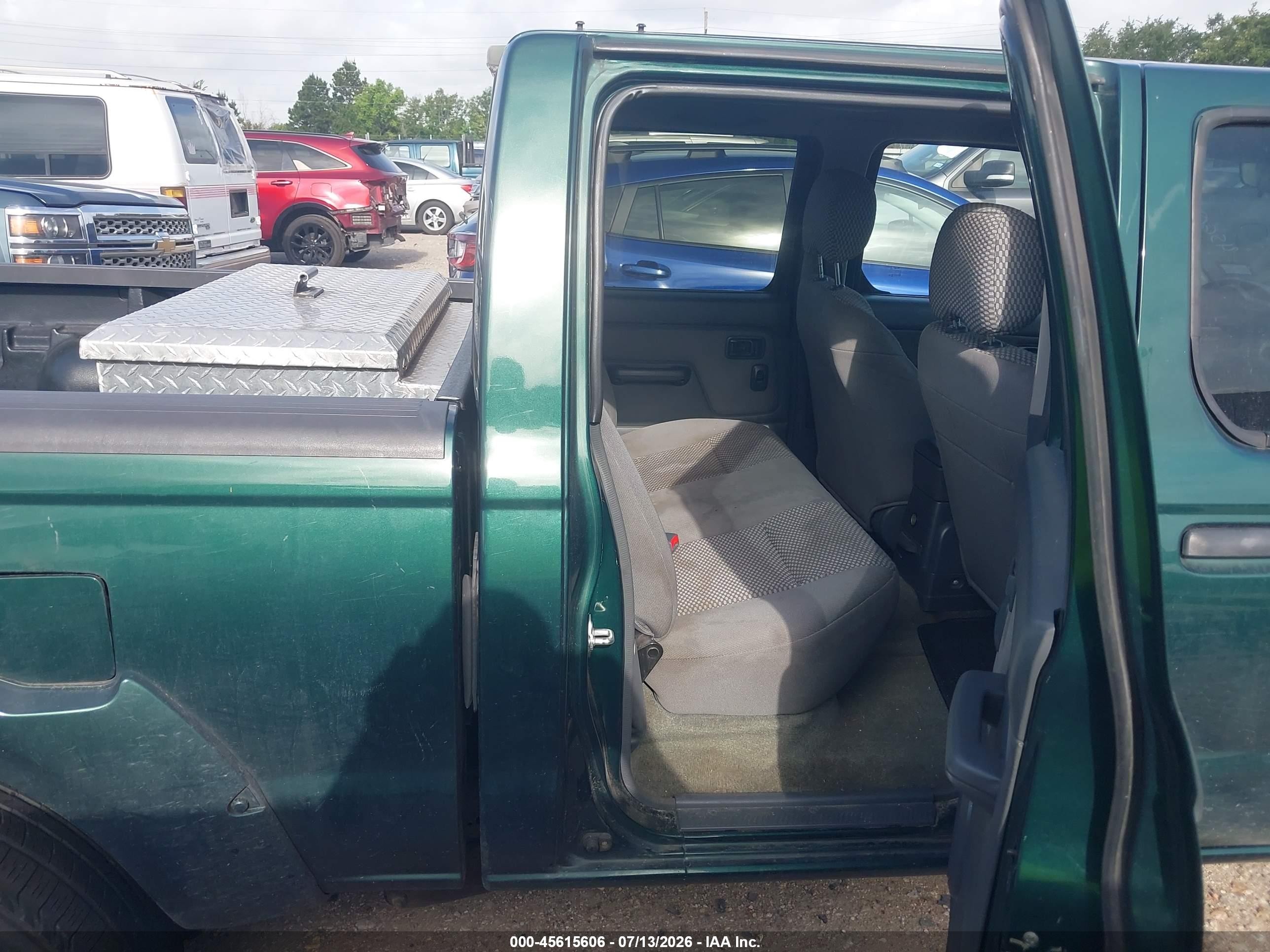 2002 Nissan Frontier Se-v6 Green vin: 1N6ED29X62C379428