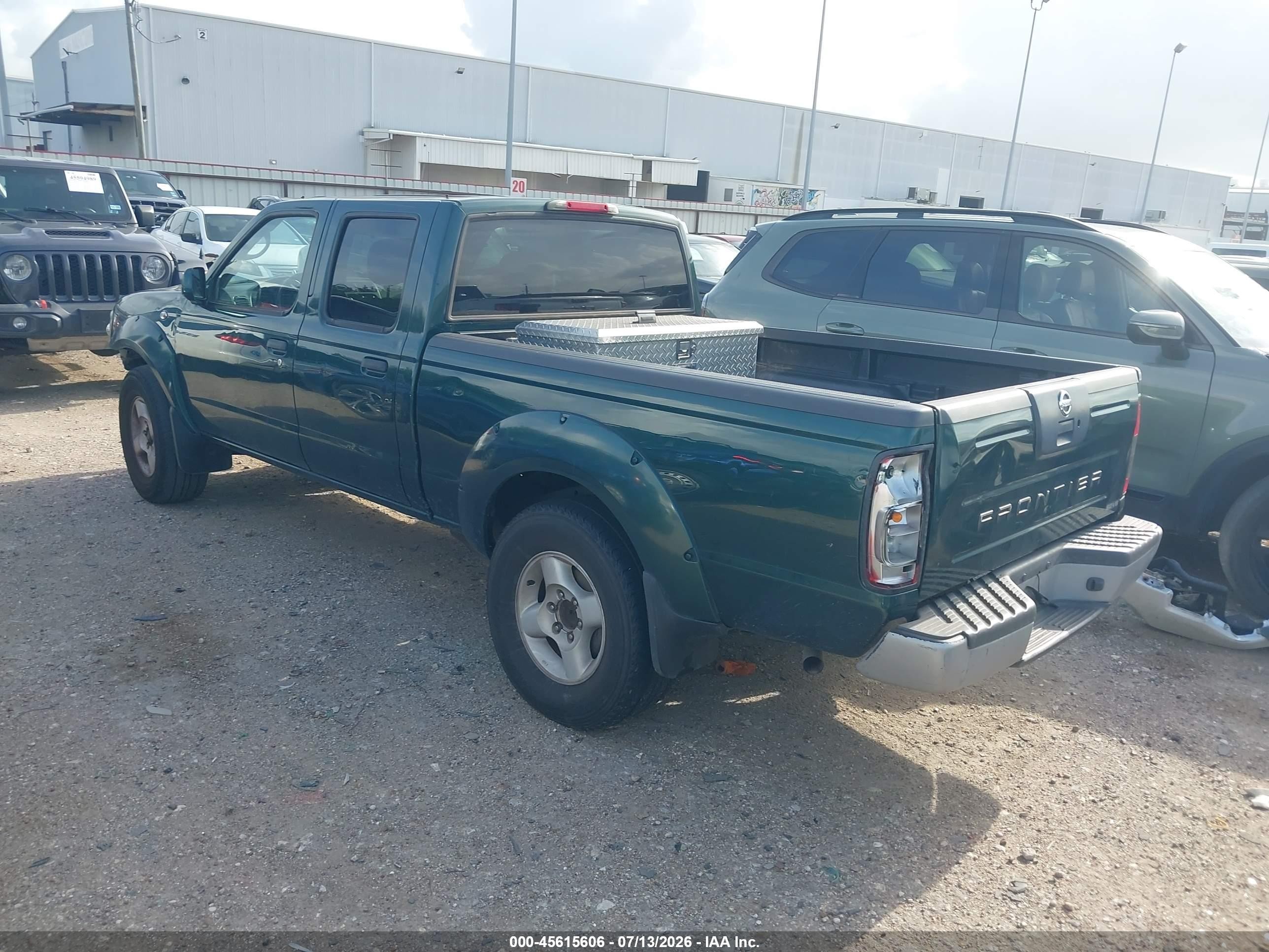 2002 Nissan Frontier Se-v6 Green vin: 1N6ED29X62C379428