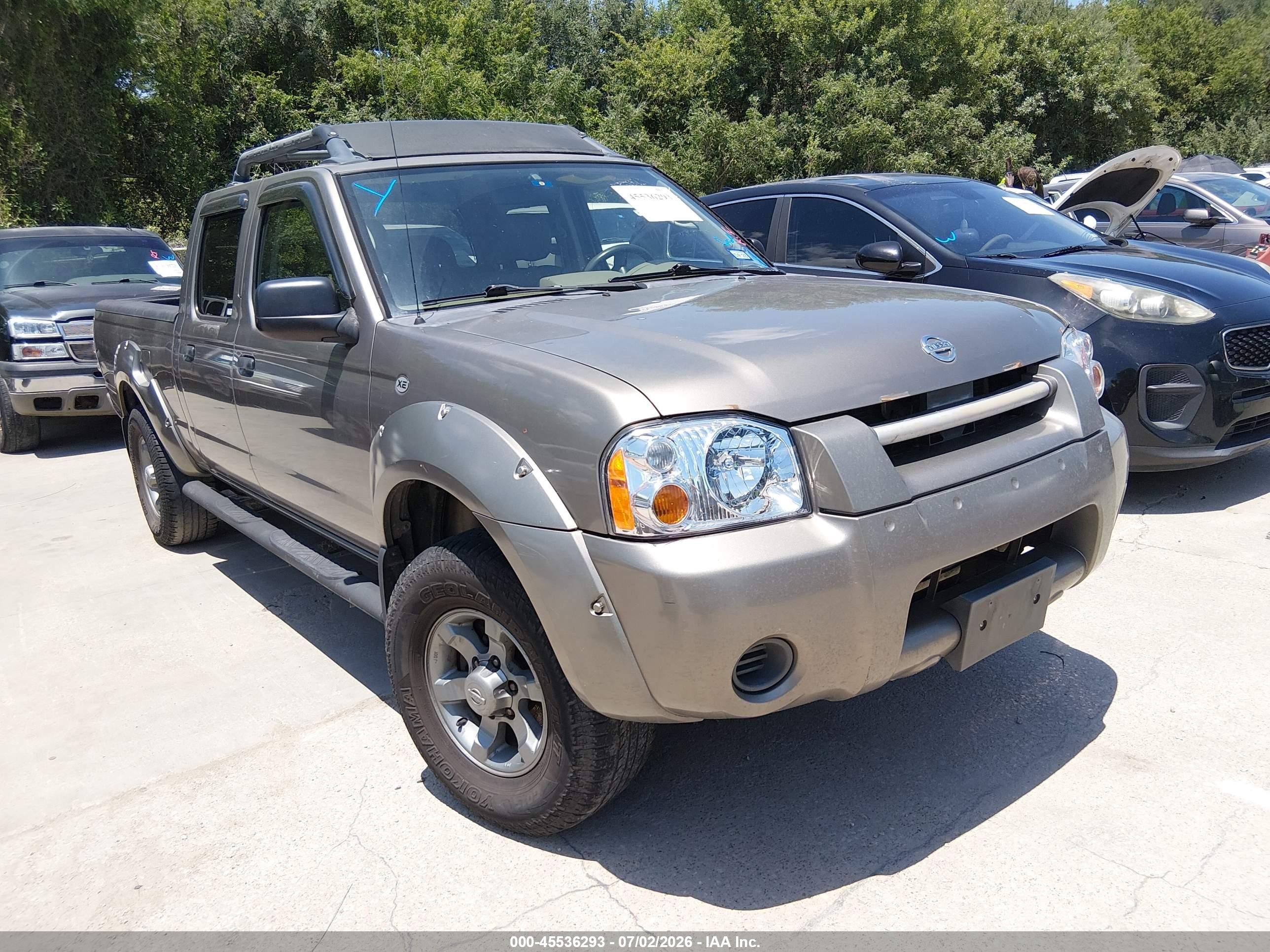 2003 Nissan Frontier Xe-v6 Beige vin: 1N6ED29X63C424949