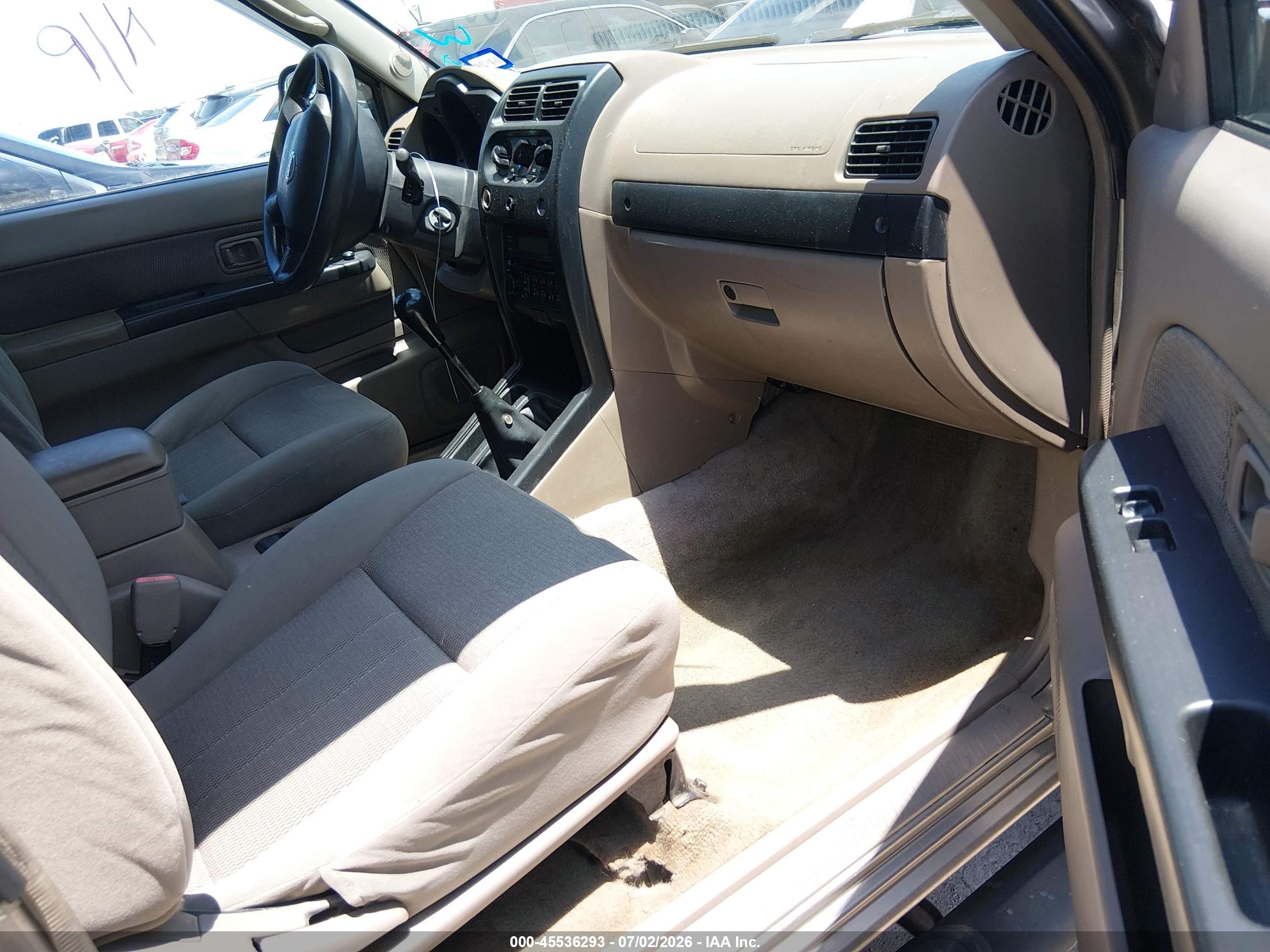2003 Nissan Frontier Xe-v6 Beige vin: 1N6ED29X63C424949