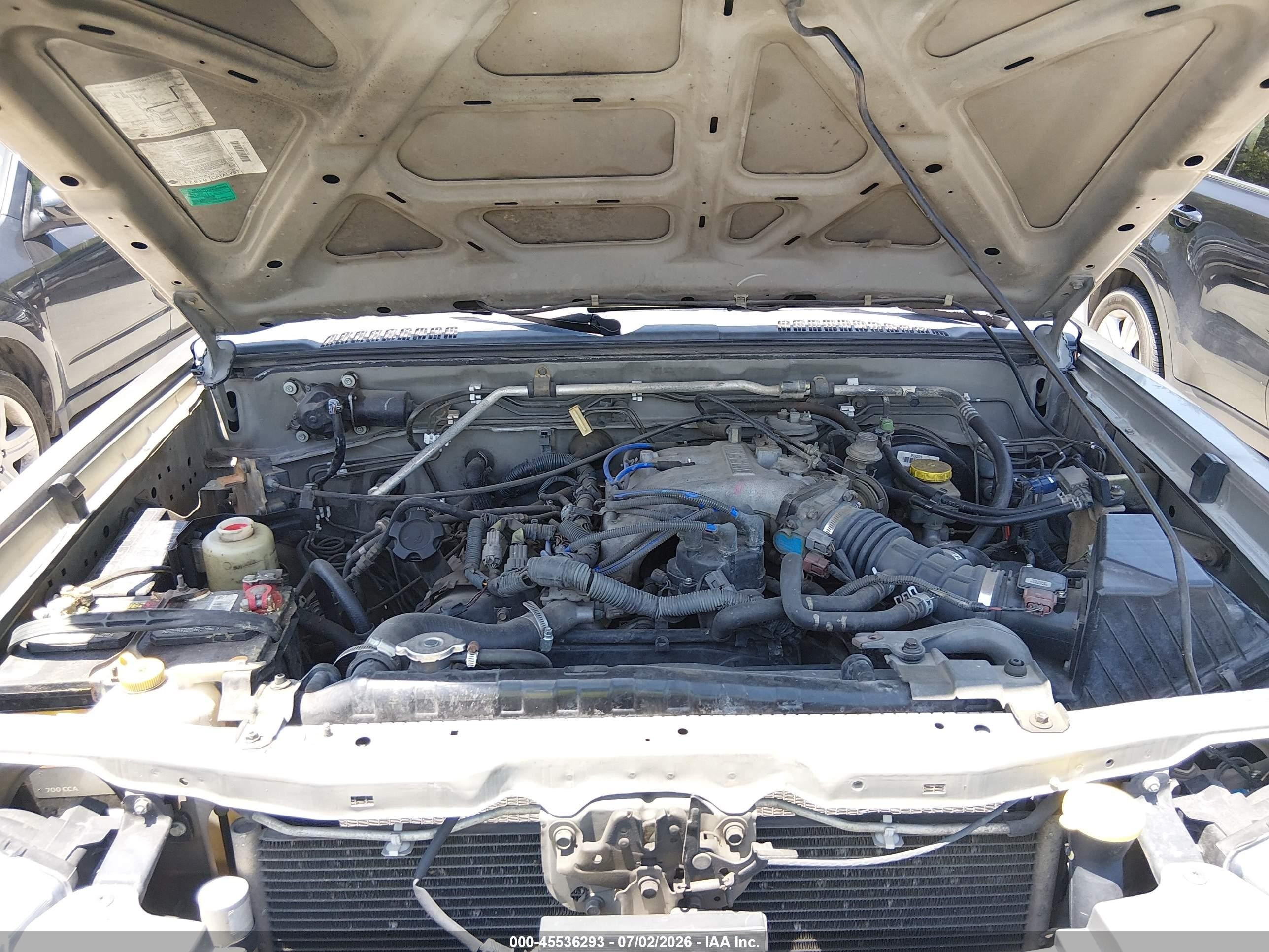 2003 Nissan Frontier Xe-v6 Beige vin: 1N6ED29X63C424949