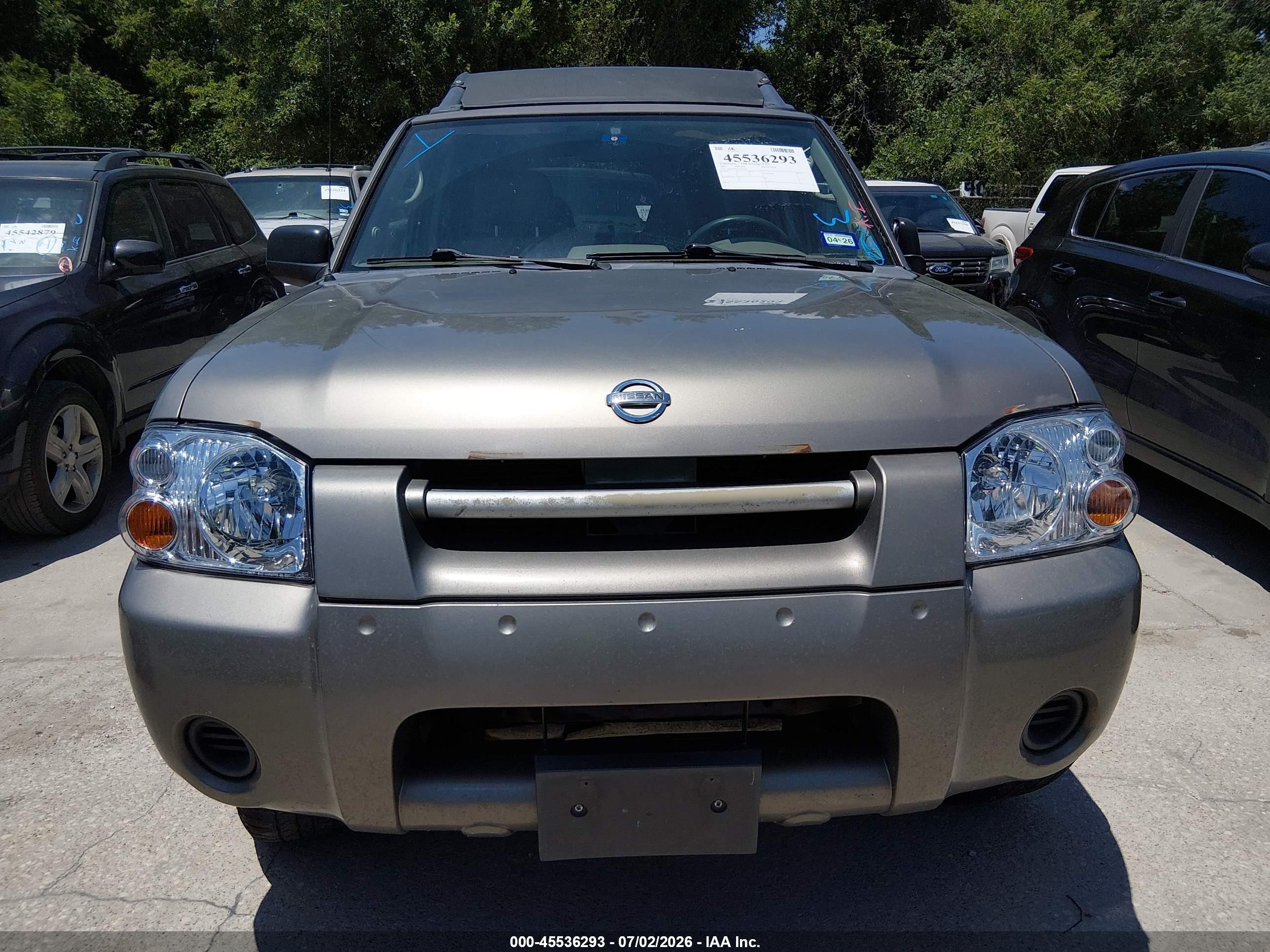2003 Nissan Frontier Xe-v6 Beige vin: 1N6ED29X63C424949