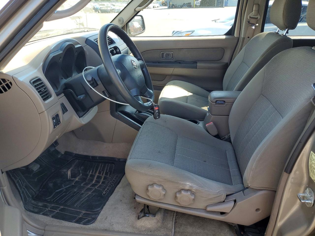 2004 Nissan Frontier Crew Cab Xe V6 Gray vin: 1N6ED29X64C433412