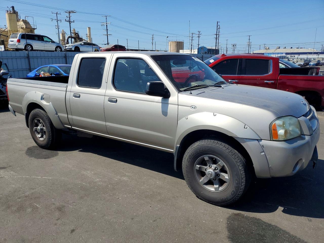 2004 Nissan Frontier Crew Cab Xe V6 Gray vin: 1N6ED29X64C433412