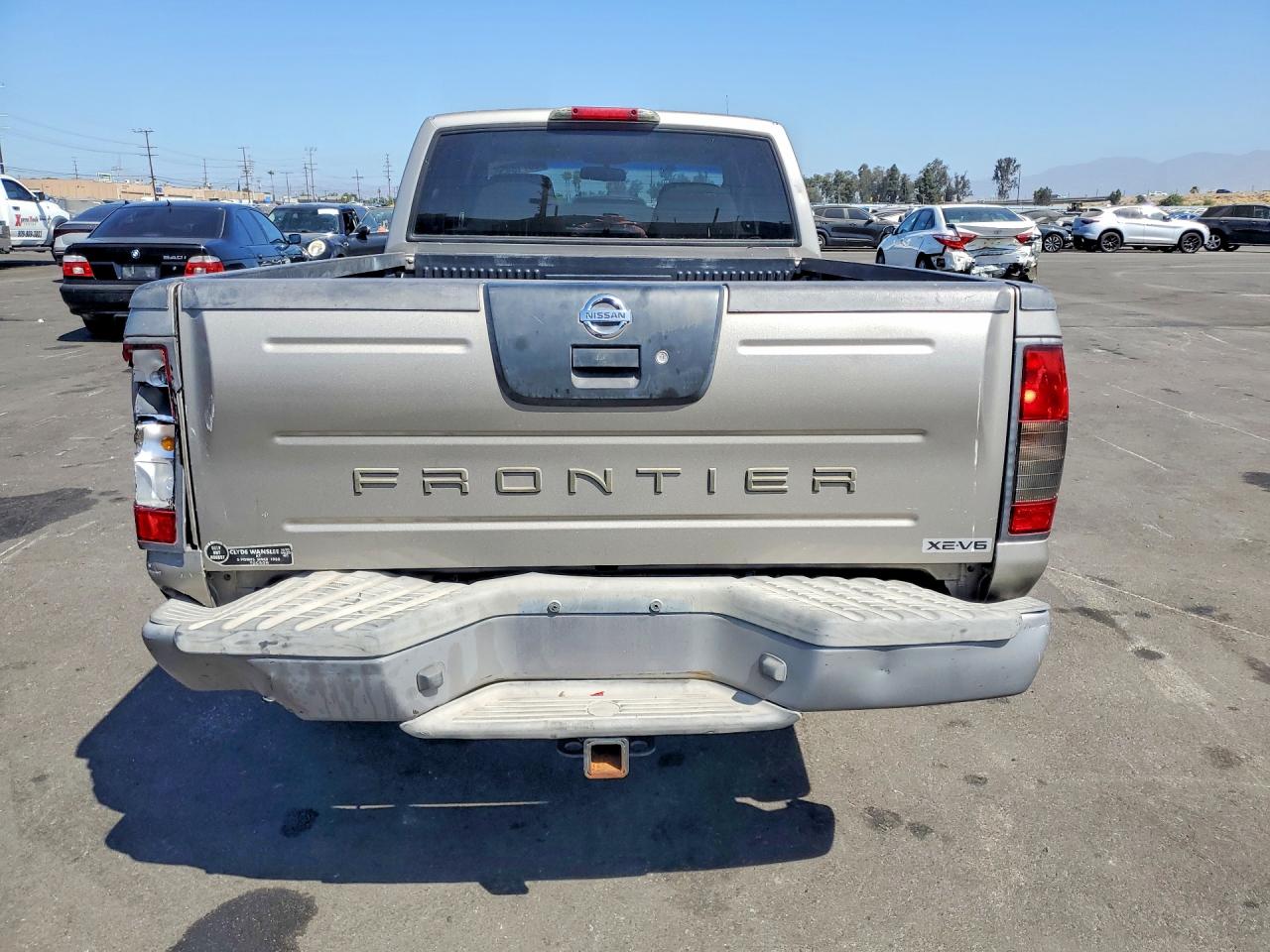 2004 Nissan Frontier Crew Cab Xe V6 Gray vin: 1N6ED29X64C433412