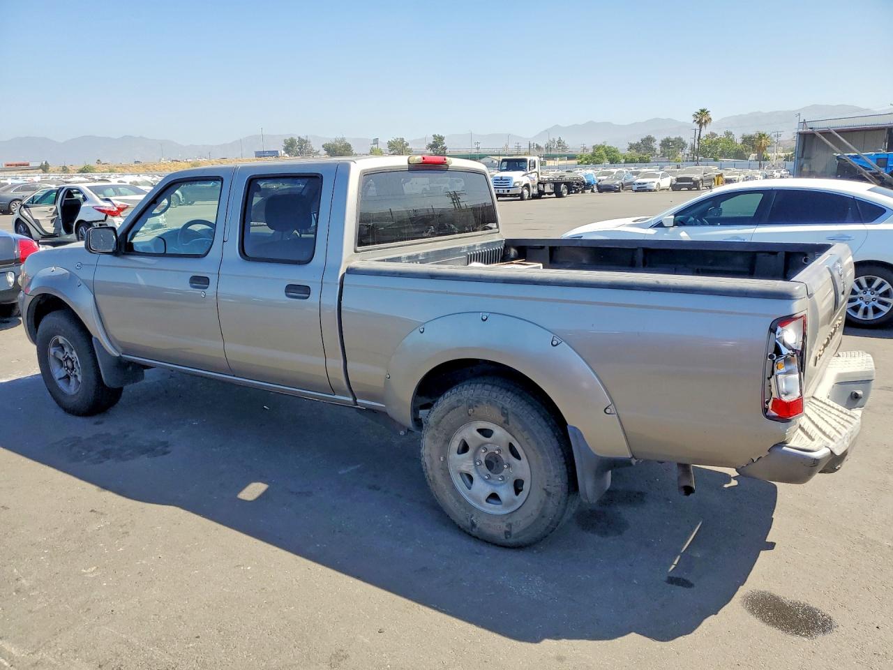 2004 Nissan Frontier Crew Cab Xe V6 Gray vin: 1N6ED29X64C433412