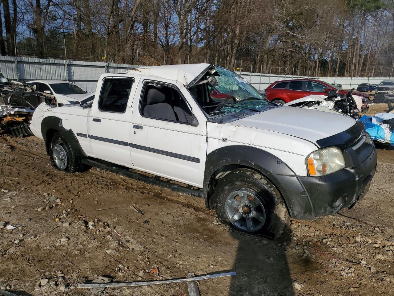2002 Nissan Frontier Xe-v6 White vin: 1N6ED29X72C310103