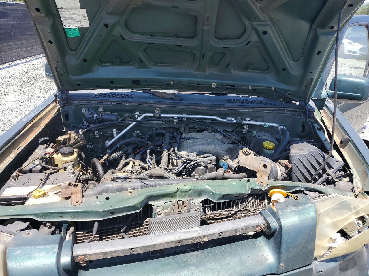 2002 Nissan Frontier Xe-v6 Green vin: 1N6ED29X82C342946