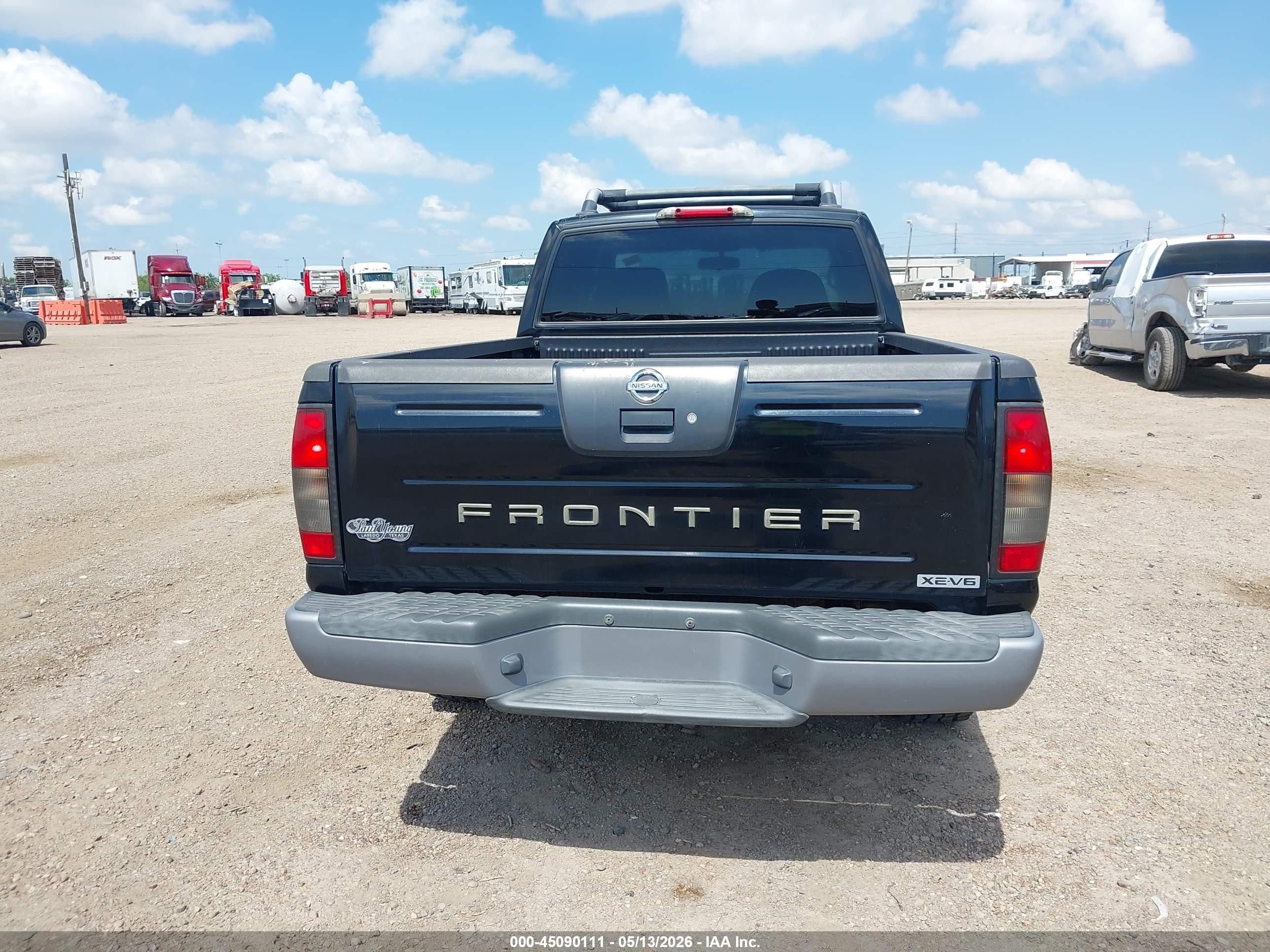 2004 Nissan Frontier Xe-v6 Black vin: 1N6ED29X84C472664