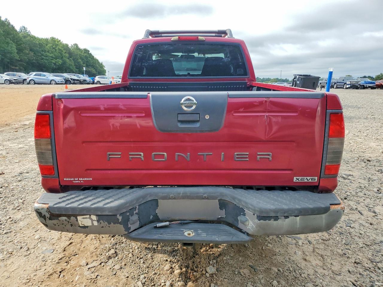 2002 Nissan Frontier Xe-v6 Red vin: 1N6ED29X92C321720