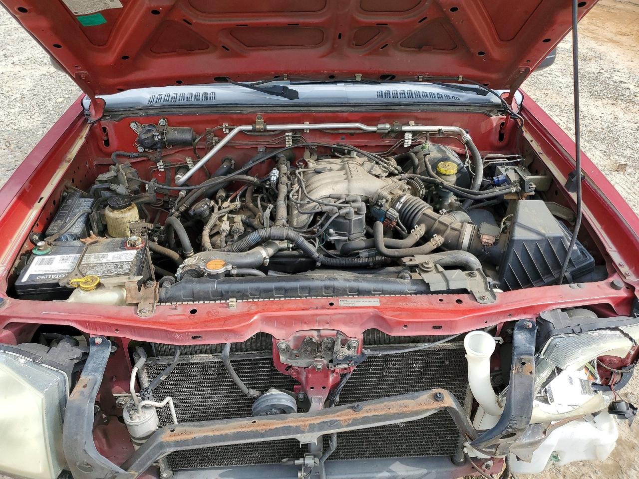 2002 Nissan Frontier Xe-v6 Red vin: 1N6ED29X92C321720