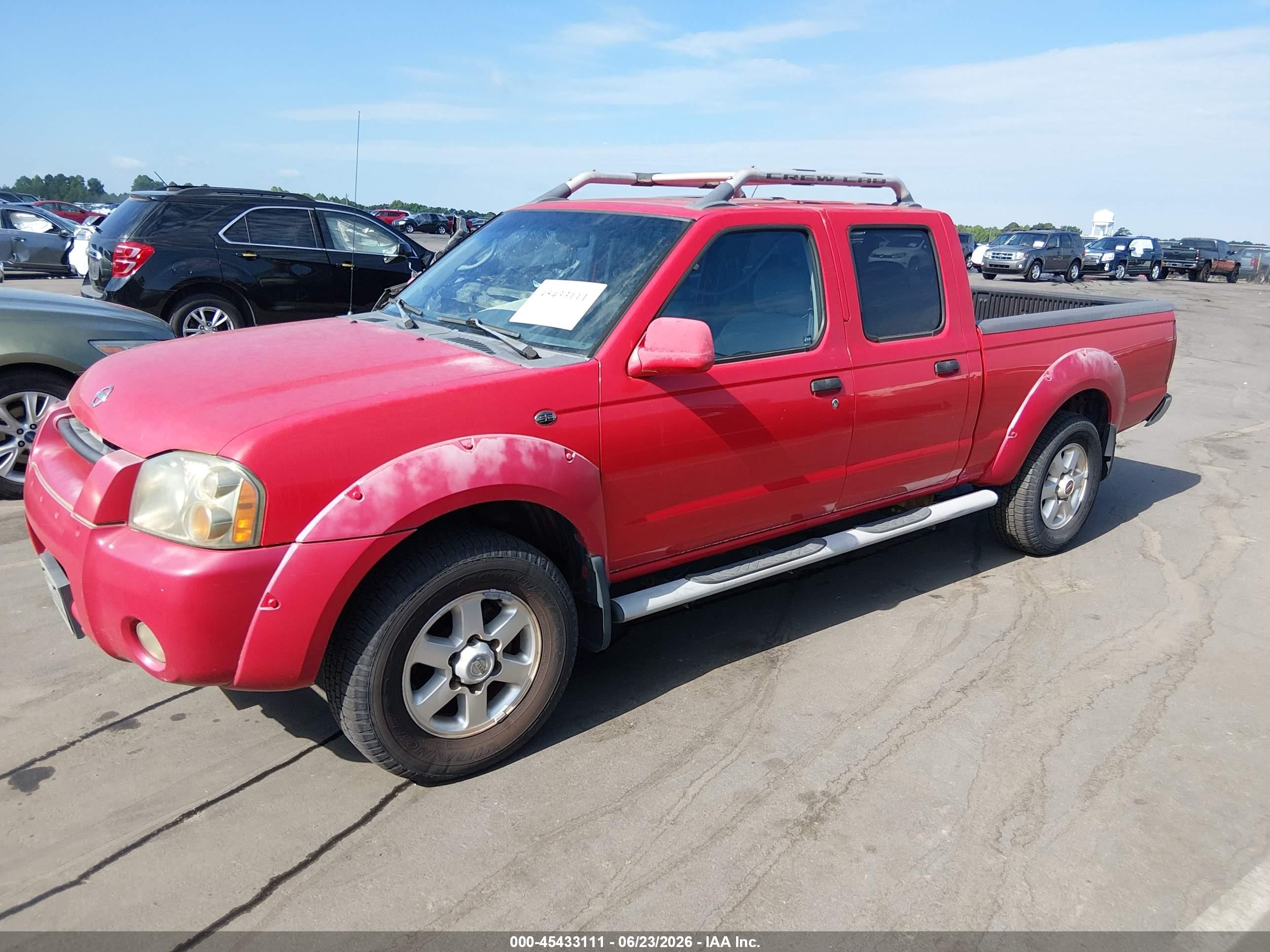 2003 Nissan Frontier Se-v6 Red vin: 1N6ED29X93C416697