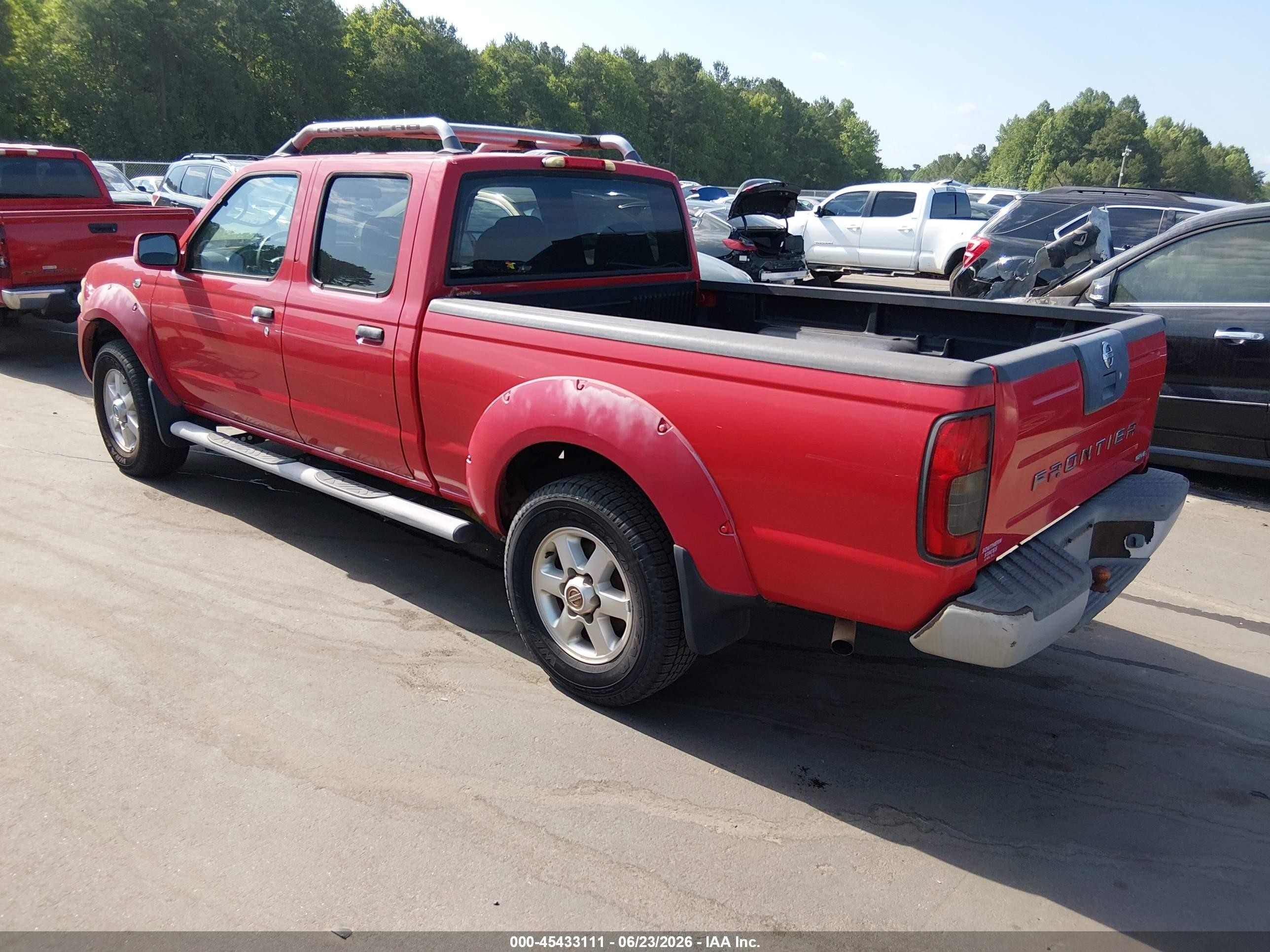 2003 Nissan Frontier Se-v6 Red vin: 1N6ED29X93C416697
