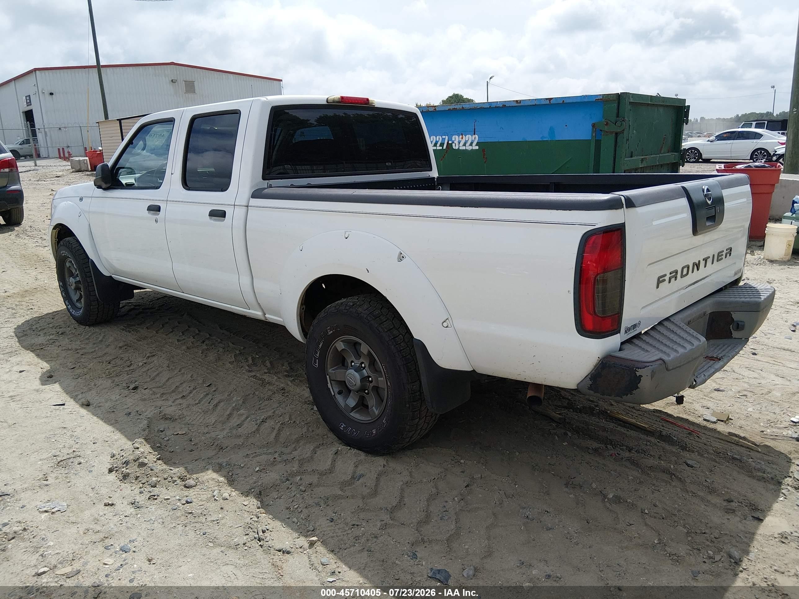 2004 Nissan Frontier Xe-v6 White vin: 1N6ED29X94C451242
