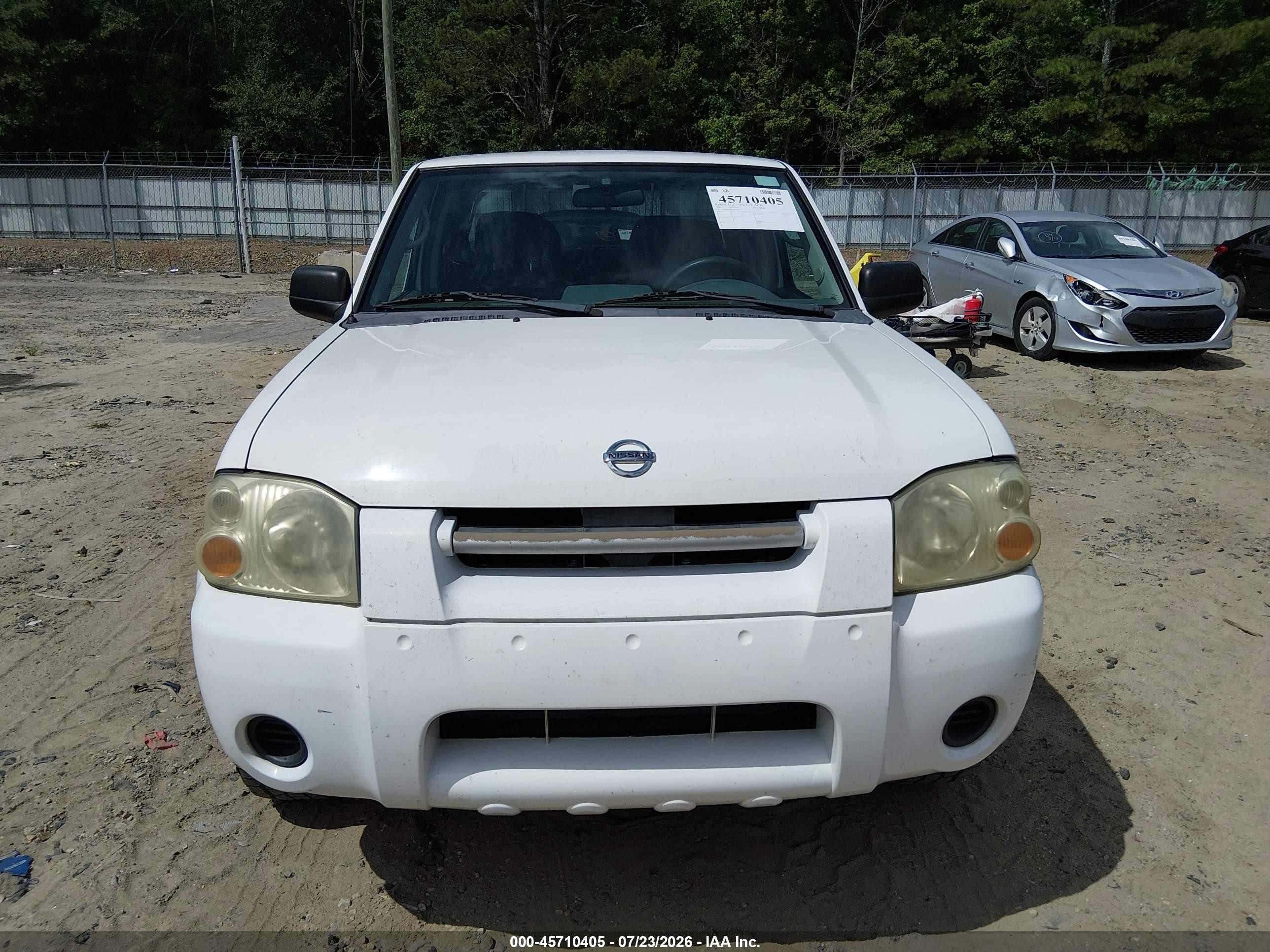 2004 Nissan Frontier Xe-v6 White vin: 1N6ED29X94C451242